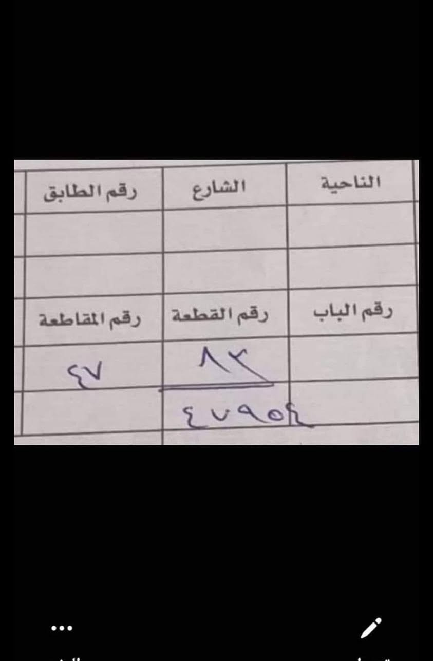 قطعة للبيع في حقول برزان بصف الكن خلف جامعة الانبار
المساحة 200
شارع ١٥
رقم العقار ٤٧٩٥٤
بإسمي
السعر ١٠
قابل للتفاوض
***********
