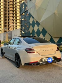 جينيسس 2024  سبورت برستيج لون اسمنتي وارد أمريكي المحرك v6 3300 توربو ...