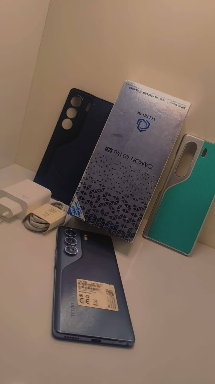 TECNO CAMON 40 Pro 5G
📱 للبيع TECNO CAMON 40 Pro 5G

🔥 جهاز مرتب ونظيف جدًا، استعمال خفيف.

✨ المواصفات:

- 📱 شاشة AMOLED 6.78 إنش
- ⚡ تحديث 144Hz
- 🚀 معالج MediaTek Dimensity 7300 Ultimate
- 💾 ذاكرة 256GB
- 🧠 رام 8GB + رام افتراضي
- 📸 كاميرا خلفية 50MP مع OIS + 8MP واسعة
- 🤳 كاميرا أمامية 50MP
- 🔋 بطارية 5200mAh
- ⚡ شحن سريع 45W
- 🌐 يدعم 5G
- 🔊 ستيريو مزدوج
- 💧 مقاومة ماء وغبار IP68/IP69
- 🤖 Android 15

📦 كامل الملحقات الأصلية + الشاحن والكفر
💰 السعر: 330,000 دينار فقط
🚚 توصيل داخل أربيل وخارج أربيل

📩 للجادين والاستفسار راسلنا خاص.
رقم الهاتف ***********
