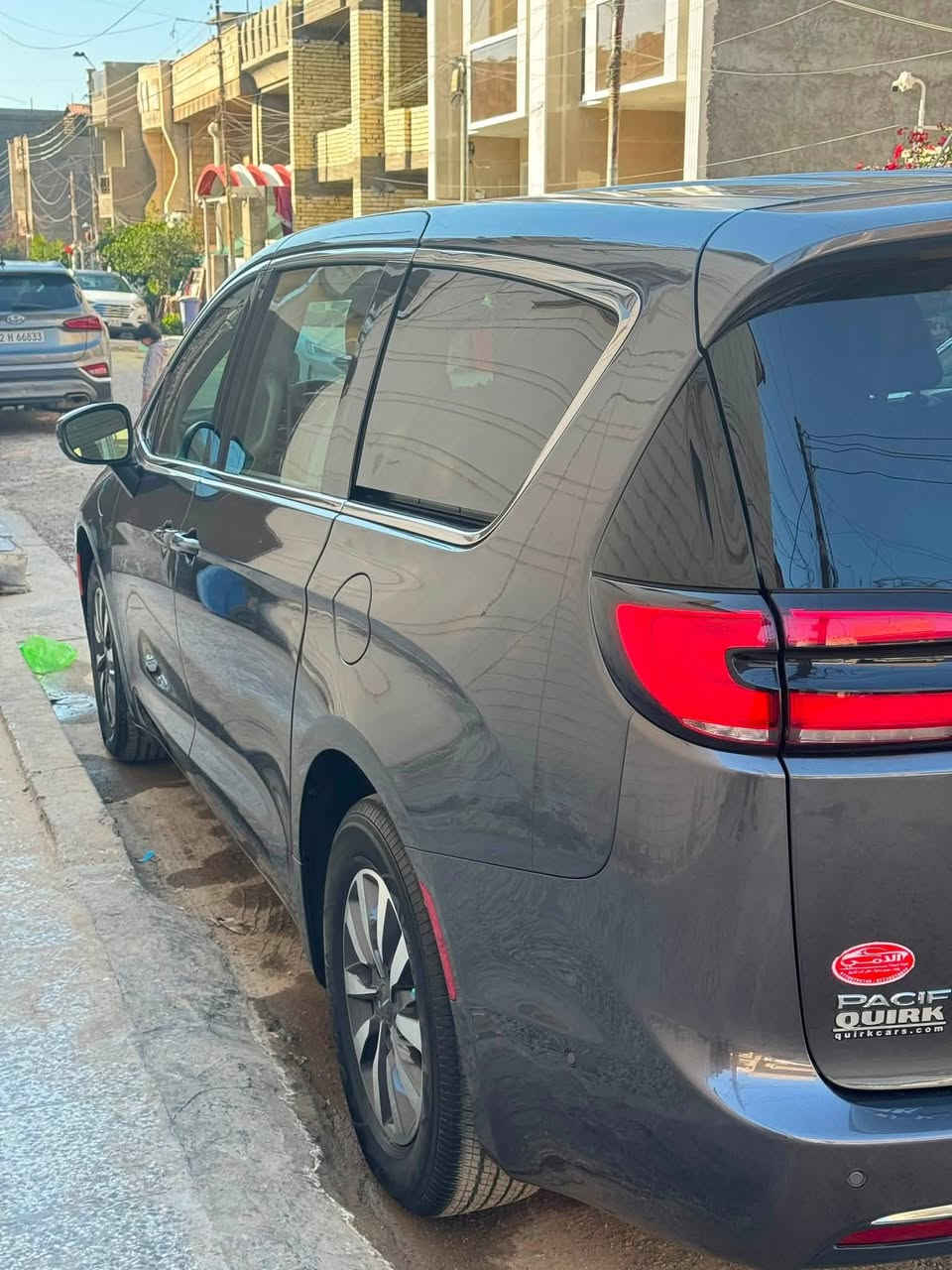للبيع// بسبب الوعود الكأذبه
كرايسلر باسفيكا CHRYSLER PACIFICA ✅

هايبرد وبلكن

موديل 2023

رقم بغداد انكليزي بأسمي

حادث جاملغ وبنيد

#مواصفات Limited فول تجي عدا الفتحة :

1- بصمة تشغيل وابواب بصمة 5

2- هاند بريك بصمة كهربائي

3- محرك 6 سلندر 3600 بانزين

4- هيترات بالكشنات

5- رادر امامي وجانبي 

6- بيبان كهرباء ( تحكم ريمونت ) وبصمة أبواب 

7- صندوق كهرباء شفط بصمة 

8- رادار امامي خلفي بريك ذاتي توقف مانع تصادم

9- كشنات جلد VIP منفصل 7 راكب

10- مانع انزلاق 

 11- كشن خزن ميموري حركات 2

12- لايت لد الشكل الجديد 

13- تنبيه الخروج عن المسار 

14- تبريد مركزي ثلاثة قطع منفصل

15- تدفئه كراسي وستيرن تدفئة

16- تحكم استيرن فول 

17- اشاير بالمري وهيترات بالمري

18- تشغيل عن بعد 

19- كير ماوس 

20- مثبت سرعة 

21- منافذ USB و TiBC متعددة خلفية وامامية

22- حاكيات متعددة

سعر225.   (دفترين وهمسه وعشرين)وبيها مجال

مكاني بغداد

للاستفسار(***********)
