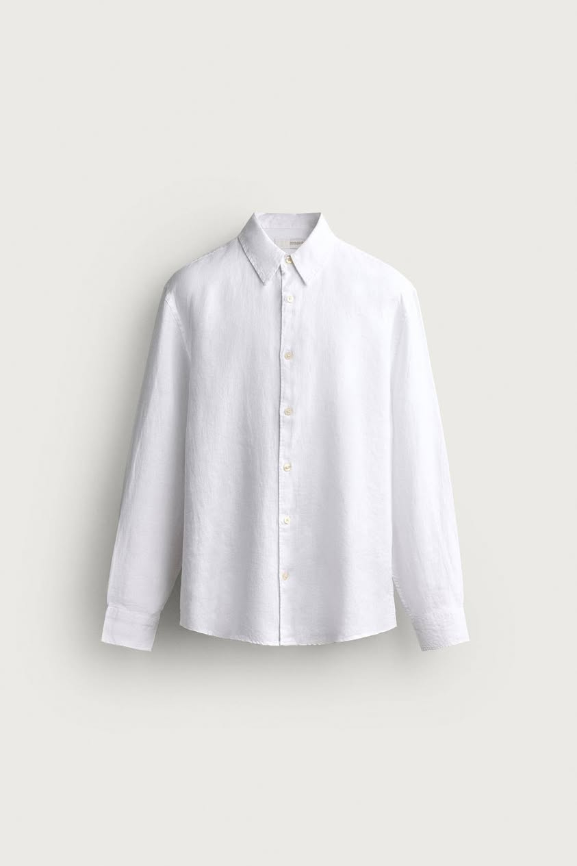 قميص زارا • كتان • قياس XL