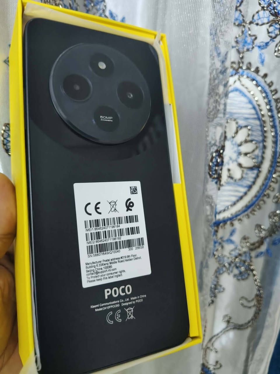 للبيع اجهز  بوكو 75cاصلي ذاكره 256الرام 8 شاشه 120هيرتز 6.88 كامره 50ميكه معالج 85بطاريه 5160شحن سريع تايب سي  الفحص امام المندوب  السعر القطعه ب 225 التوصيل  مجاني مكاني بغداد ويوجد توصي دخل نجف فقط***********
