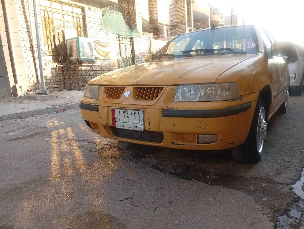 سلام عليكم سمند موديل 11كيرومحرك فرنسي مكفول تخم تاير كهربائيات صدر كله شغاله رقم بغداد الماني سنويه عضم السياره نقصه بس مشط ستيرن تعبان الباقي كله تمام السياره بدون تحويل راعيه مواصله يعني ابيعلك وتكفل الدولة والعشائر السعر 13وبيه مجال كلش بصيط العنوان بغداد المدينه ***********
