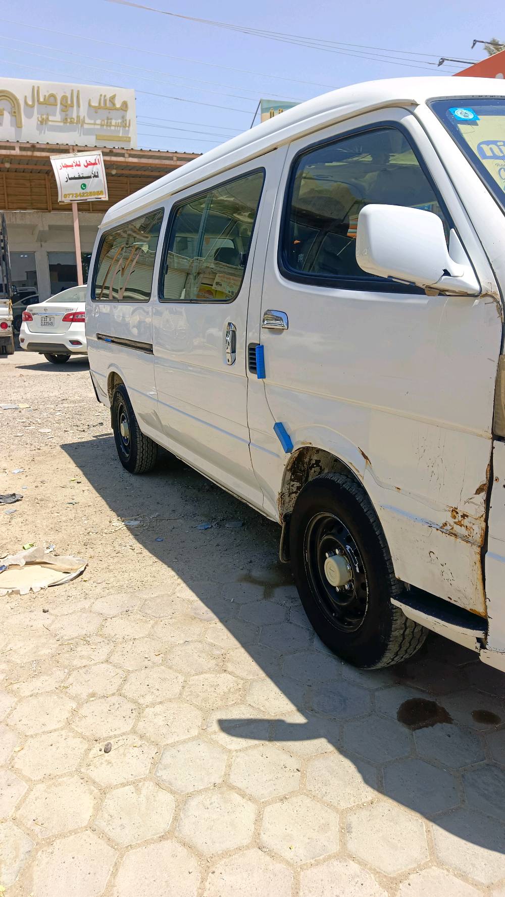 جنبي h1 حرة للبيع رقم بغداد دولي.  ترهم مراوس ب نيسان سني او اكسنت او سيراتو او النترا  
بسمي مشروع وطني 
كير محرك اكسن مكفولات مكينه y4
بيهة دعجه بل طويلة مثل ما موضح بل صورة 
و بيهة بارد كد شبر بل بجم مثل ما موضح بل صورة 
صدر امامي خلفي جديد كهربائيات كلهة شغالة
تبريد عوزة بس كمبريسر بواري كاملة فانات شغالة 
 مكان السيارة بغداد المدائن خلف مرقد الصحابي سلمان المحمدي 

سعر 80 و بي مجال شي قليل 

للاستفسار اتصال /***********/