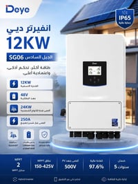 انفيرتر Deye • 12 كيلو • IP65