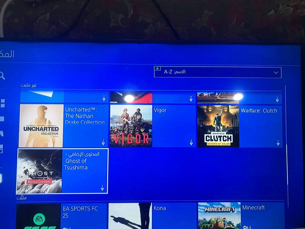 السلام عليكم بلي 4 سلم اون لاين لوك ستيكر تحديث 13:50 وياه قرصينfc24 و gta 5 وبي 35 لعبه او اكثر داخل الجهاز عنواني بغداد الزعفرانيه *********** واتساب