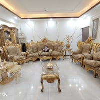 استقبال كاملة مصري دمياط خشب زان اصلي للبيع بسعر مناسب تخم 10 مقاعد +م...