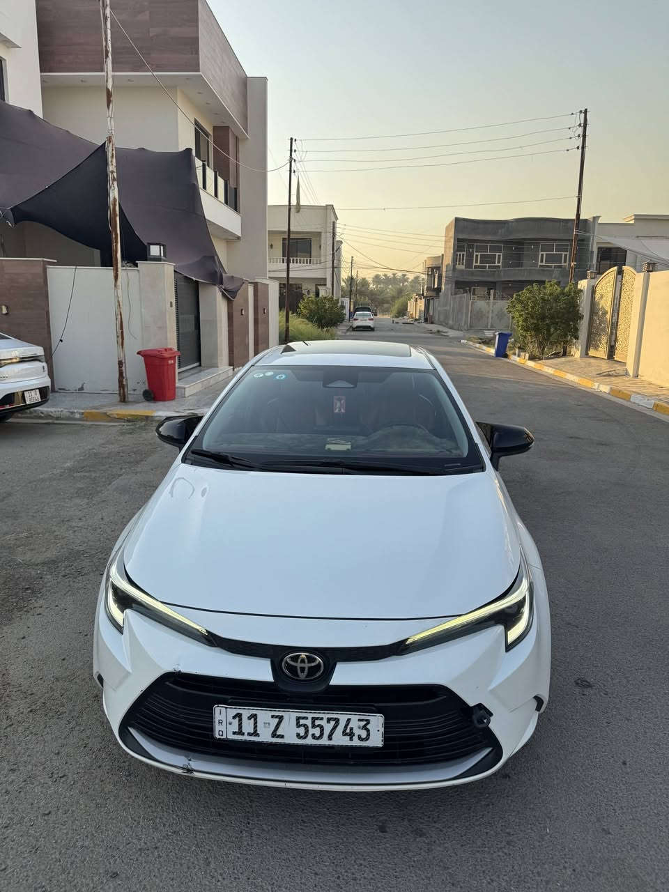 كورلا 2025 هايبرد
الشكل الامريكي s
فول مواصفات ماشية 57 الف
3 انضمة قيادة نضام الهوتو
فتحة سقف / رادارات امامي/ مثبت سرعه / تحديد مسار 
مكفولة كفالة عامة ما عدة الباب الخلفي شخط موضح في الصورة
السعر 150 وبيها مجال
مكاني بغداد المدائن
الرقم ***********
