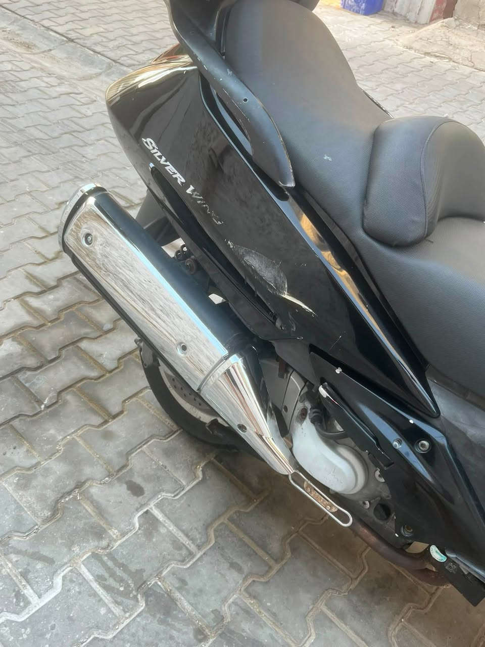 سلام عليكم سلفر ونج محرك ٦٠٠ دراجة جاهزة ومكفولةشلعة ومعدل شك لكاع سعر ١٤ وبيهة مجال قليل مكاني حي اور ***********
