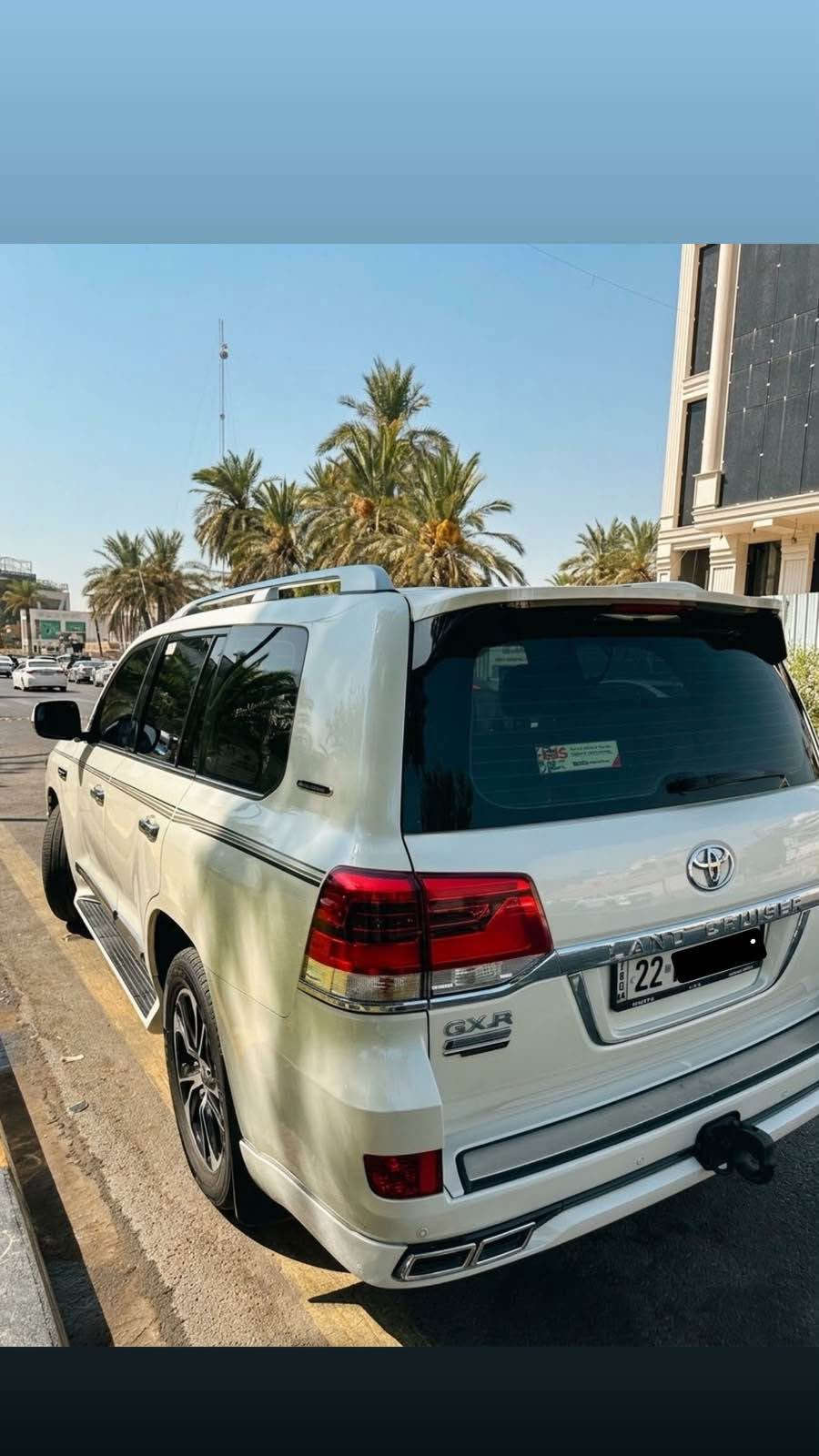 لاندكروز GXR 2021 ساز رقم اربيل فول مواصفات فتحه بصمه ٤ كامرات حساسات امامي خلفي زراكات 8 سلندر 4600 تضليل بالسنويه 
ماشيه97000 مكان السياره بغداد المنصور
رقم الهاتف *********** بغداد, العراق
