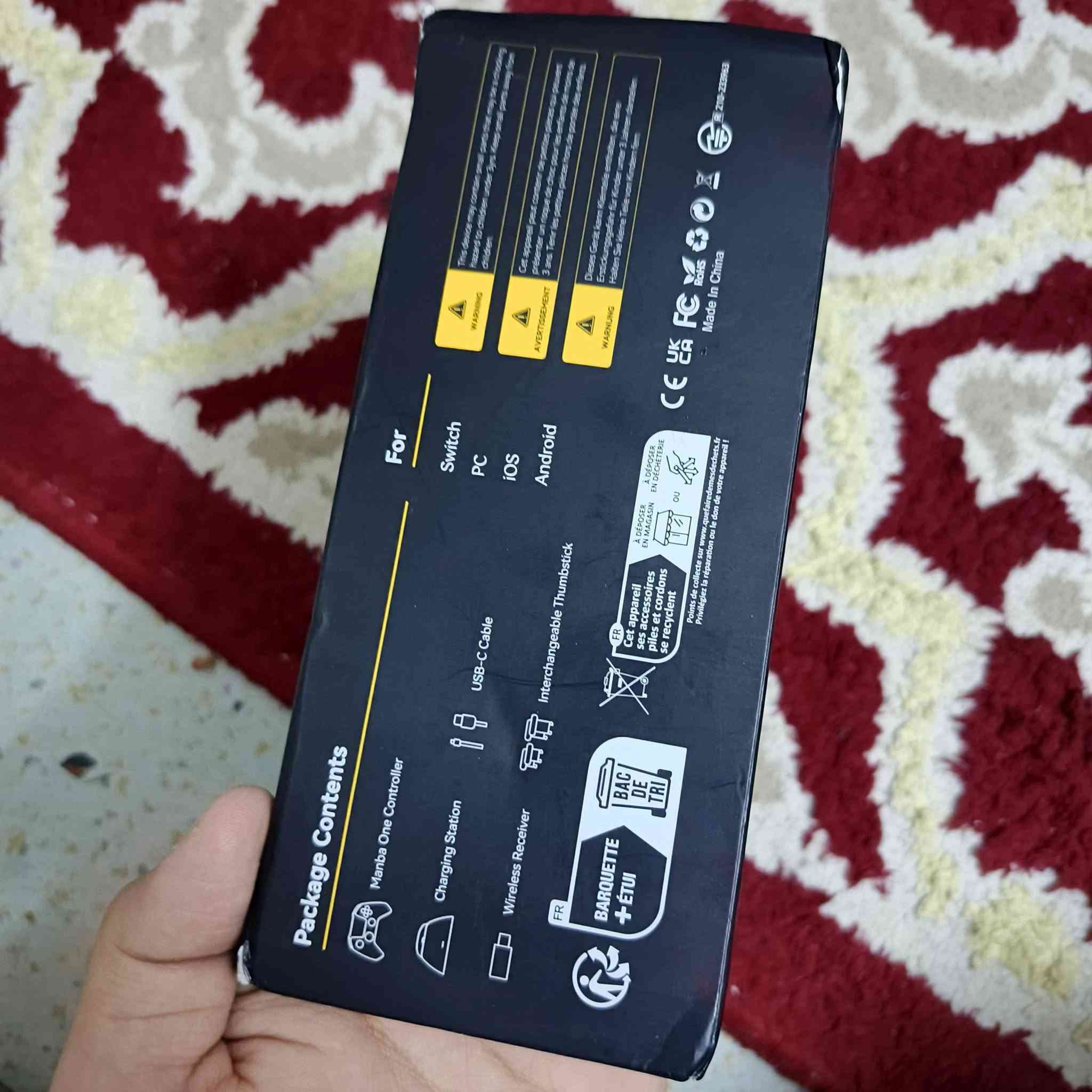 للبيع: يد تحكم MANBA ONE الاحترافية 🔥🎮

المواصفات:
**الشاشة**: شاشة ملونة تفاعلية بالوسط للاعدادات + نسبة البطارية
**دوك الشحن**: يجي وياه ستاند شحن اصلي
**Hall Effect**: عصي بدون دريفت نهائياً - للعب الاحترافي
**RGB**: اضاءة ملونة قابلة للتغيير
**ازرار خلفية**: 4 ازرار اضافية قابلة للبرمجة
**الاهتزاز**: قوي ومتعدد المستويات
**الاتصال**: سلكي + لاسلكي بلوتوث
**البطارية**: تدوم 8-10 ساعات لعب

متوافق مع: 
✅ PS4 
✅ PS5
✅ PC
✅ Switch
✅ موبايل

الحالة: جديد/نظيف بالبوكس
السعر: مزاد - اعلى سعر
المكان: الديوانية

للشراء مراسلة خاص 📩 
او واتساب: ***********

#للبيع #الديوانية #PS4 #PS5 #يد_بلايستيشن #MANBA_ONE #اكسسوارات_العاب
