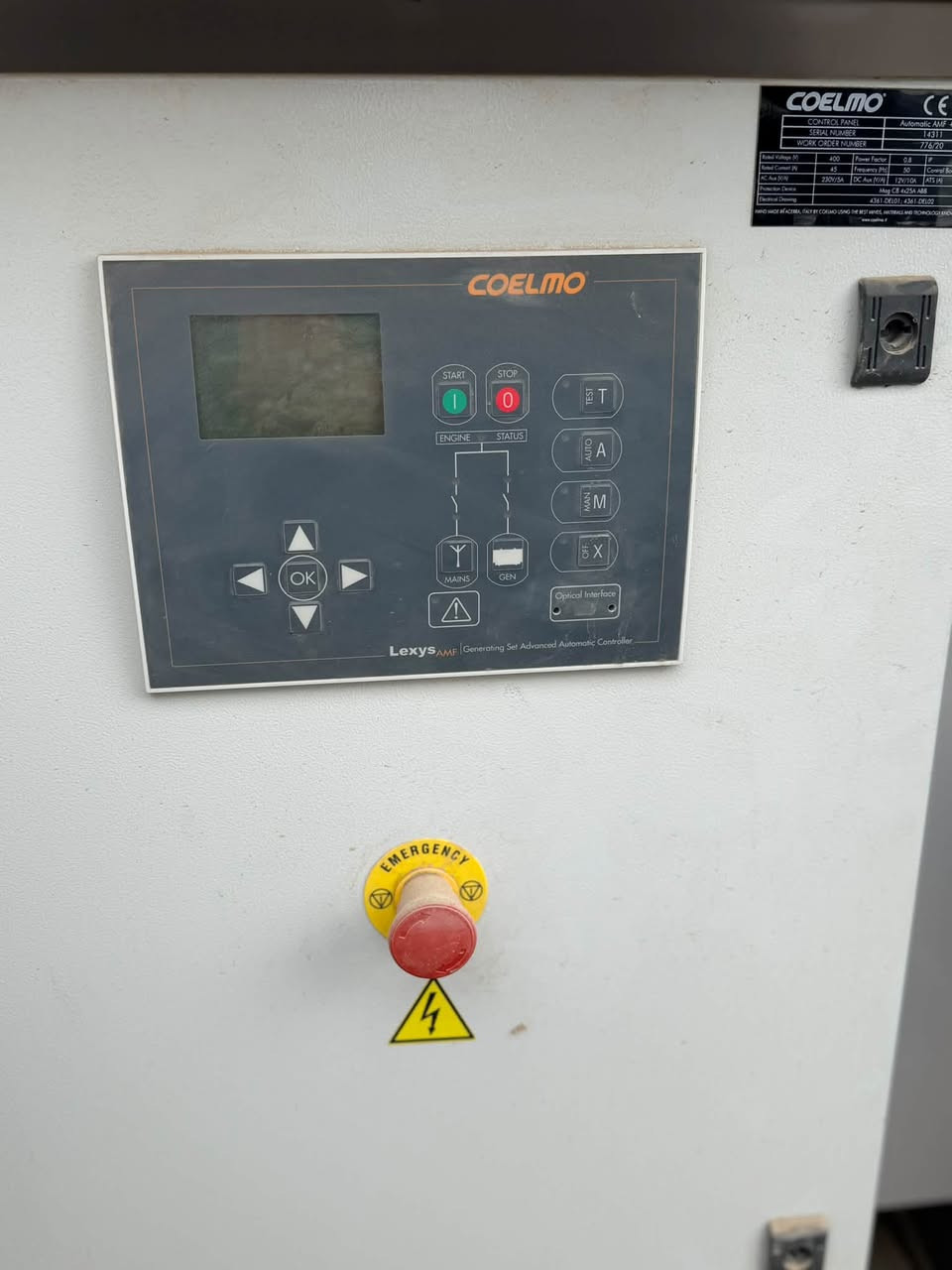 مولده نوع COELMO * 15KV
نضام TCL *ثري فيز
كاتم 100%
صناعه الماني موجوده من ضمن الصور 
سنة الصنع 2022
صرفية الگاز بالساعه الوحده لتر وربع 
🪬
تصلح لأصحاب المجمعات والعيادات
 للاستفسار ***********

