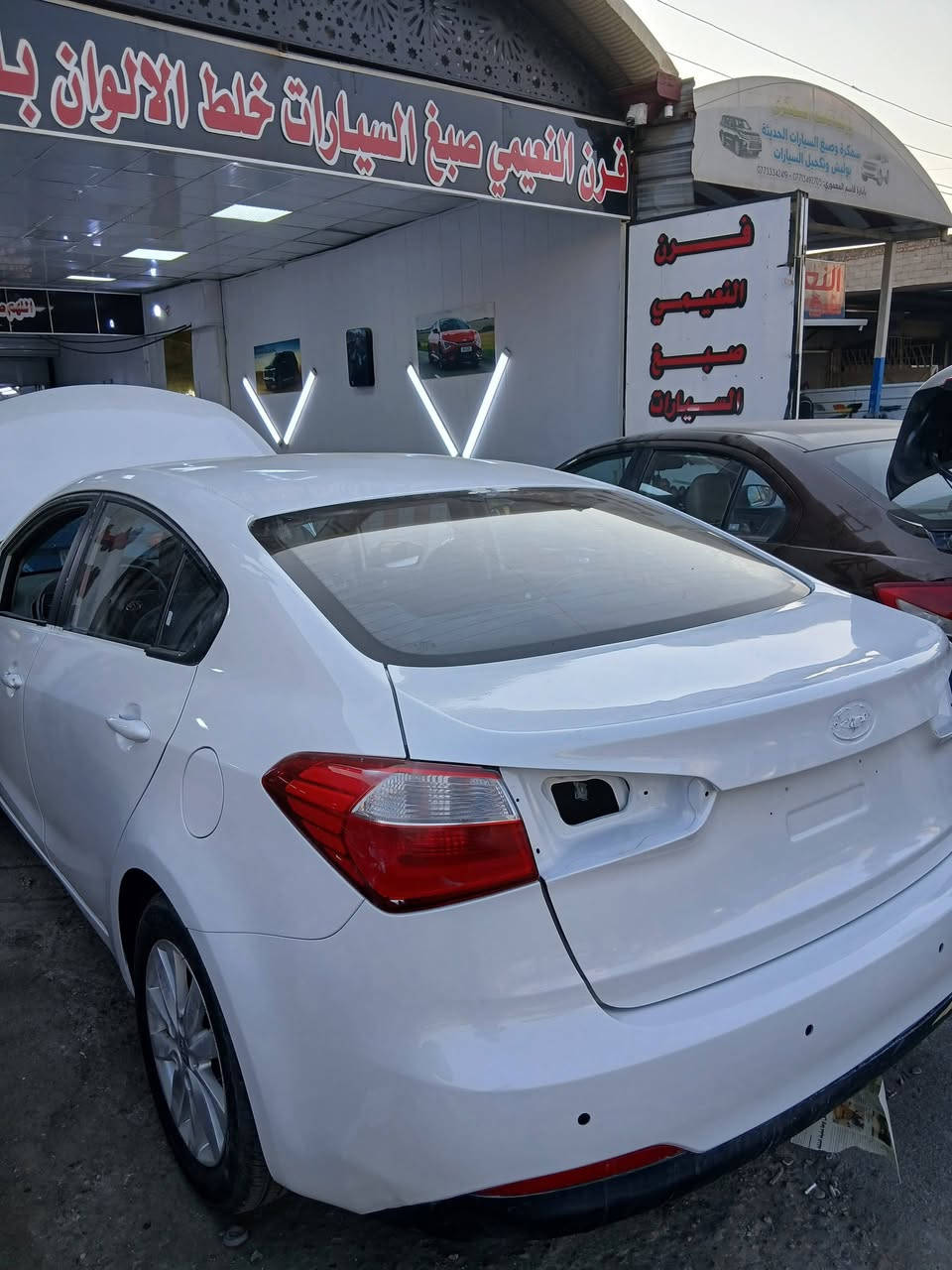 🚗✨ إذا سيارتك تحتاج ترميم أو تجديد، إحنا بالخدمة.

🔧 خدماتنا:
✅ سمكرة سيارات
🎨 صبغ بألوان احترافية ومطابقة
🛠️ تصليح فايبر كلاص
✨ بولش وتلميع لإرجاع لمعان السيارة

نشتغل بدقة وضمير، ورضا الزبون هو هدفنا الأول. الصور المرفقة هي من أعمالنا.

👨‍🔧 أبو ميار

📍 العنوان:
بغداد – حي الجهاد – مقابل جامع محمد رسول الله – مجاور معرض الصباح.

📞 للتواصل:
***********
***********

📩 للحجز أو الاستفسار راسلنا على الخاص أو اتصل بنا.
أهلاً وسهلاً بالجميع، ونشرف بخدمتكم.
