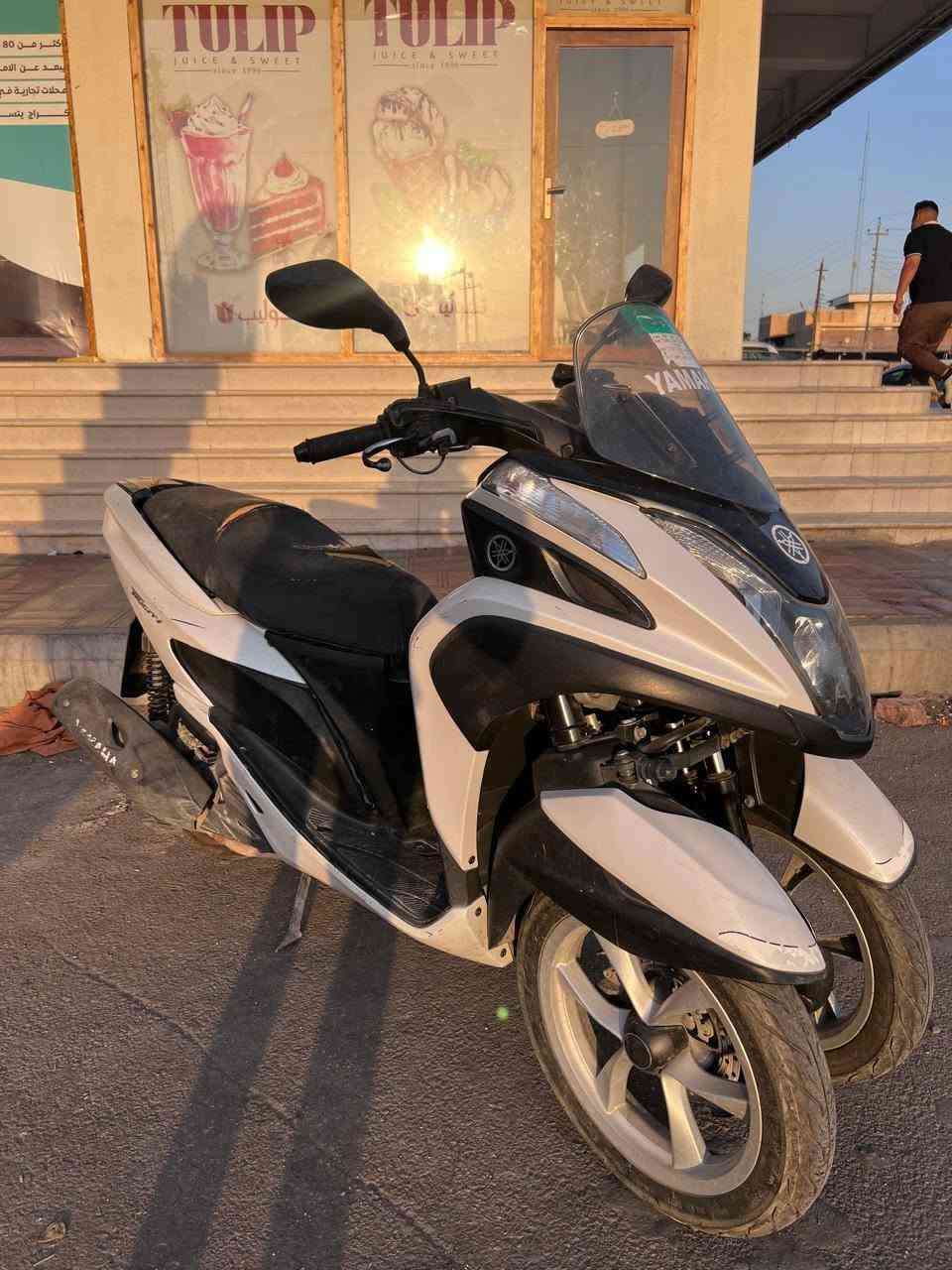 دراجة ياماها ترايسيتي  مديل 2021  ((ياباني))

بنظام مكابح مدمج  لضمان اقصى درجات الامان والتوقف السريع
نظام تدفئة في  يدات الدراجة في فصل الشتاء 
دراجة نظيفة بنسبة 96% 

 كل شي في دراجة شغال وبصورة طبيعية 
ما داخلة مصلح 
اقتصادية في صرف البانزين 
بسعر 1.750.000 
كربلاء
 للتواصل / ***********
