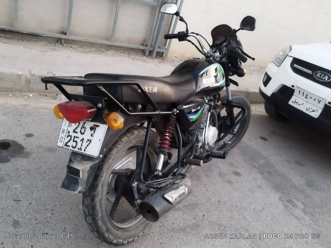 *********** واتساب 
***********
مكينه وكير شرط واصوليات شرط والباقي كدام العين
السعر مليون و٨٨٥ الف

نص مكتوب في الصور:
- 07/09/2026 18:45 ARSEN KAPLAN | POCO X4 PRO 5G