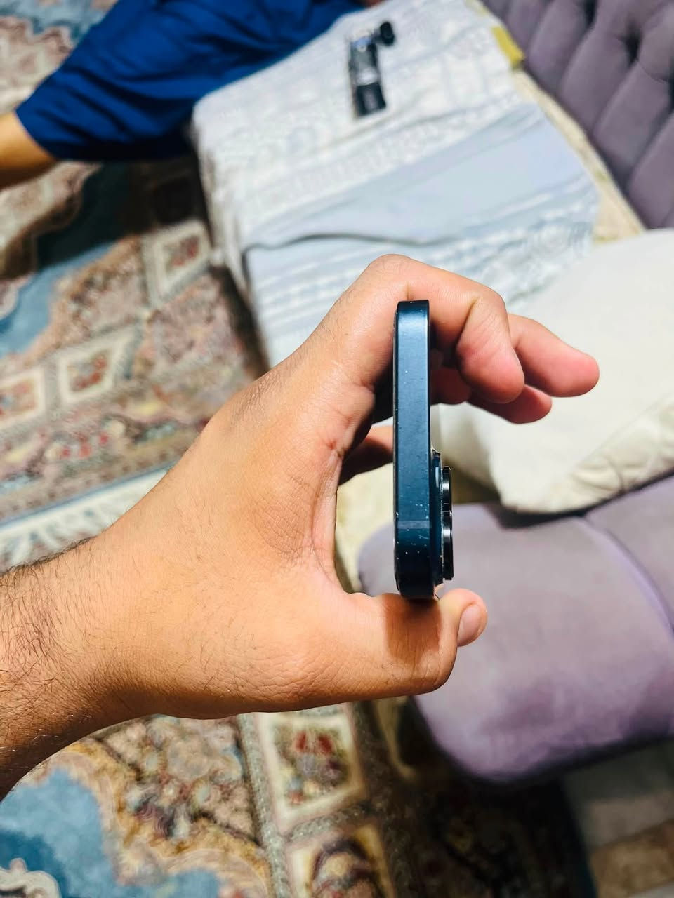سلام عليكم جهاز لبيع 14عادي 
جهاز وتر جهاز ما داخل أي صيانه 
جهاز ذاكره 128
بطاريه 84
شرق اوسط 
جهاز ما عايز اي شي لون اسود 
سعر525 مجال حك جيه 
رقمي ***********متواجد واتساب وخط فقط 
عنواني نجف شارع مطار جديد
