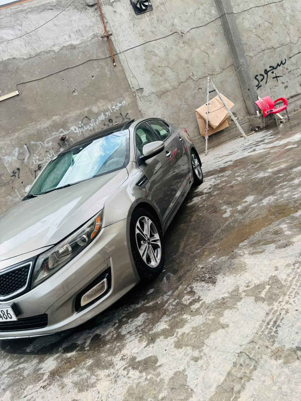 اوبتيما • ٢٠١٥ • حادثة أمامية