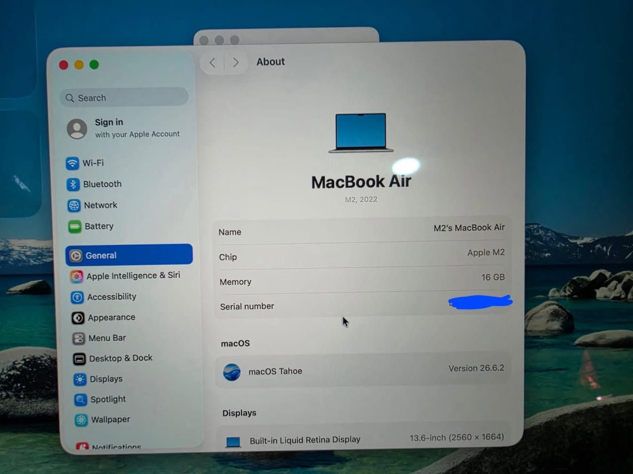 السلام عليكم لابتوب Macbook Air M2 2022 13 IN 

250GB 

16 G

الابتوب مشحون 30 مره فقط لكن لان متروك هيج نسبه البطاريه وبالاستخدام ممكن ترجع بالمعايره وبشكل عام تعمل على البطاريه بنسبه 100 بالميه الابتوب نضافته 100 بالميه شرق اوسط كامل الملحقات الشاحنه والعلبه مع كفر للجهاز 

السعر 1100000 مليون ومئة الف قفل 

بغداد الكرخ الغزاليه 

ه/*********** فقط واتس اب
