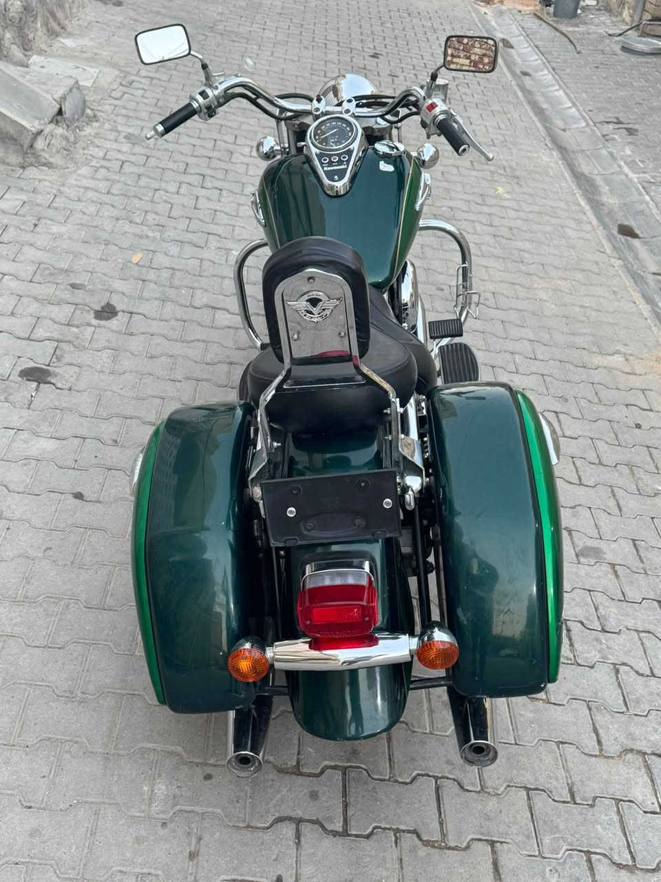 سلام عليكم كاواساكي فولكان
(Kawasaki Vulcan) 1500
دراجه مكفوله كفاله عامه بدون رقم بس مكاتبه
كلشي بيهه بلادي وعله وضع اليابان
السعر ٣٠ ورقه وبيهه مجال قليل
بغداد لشعب حي اور
*********** ابو علي
