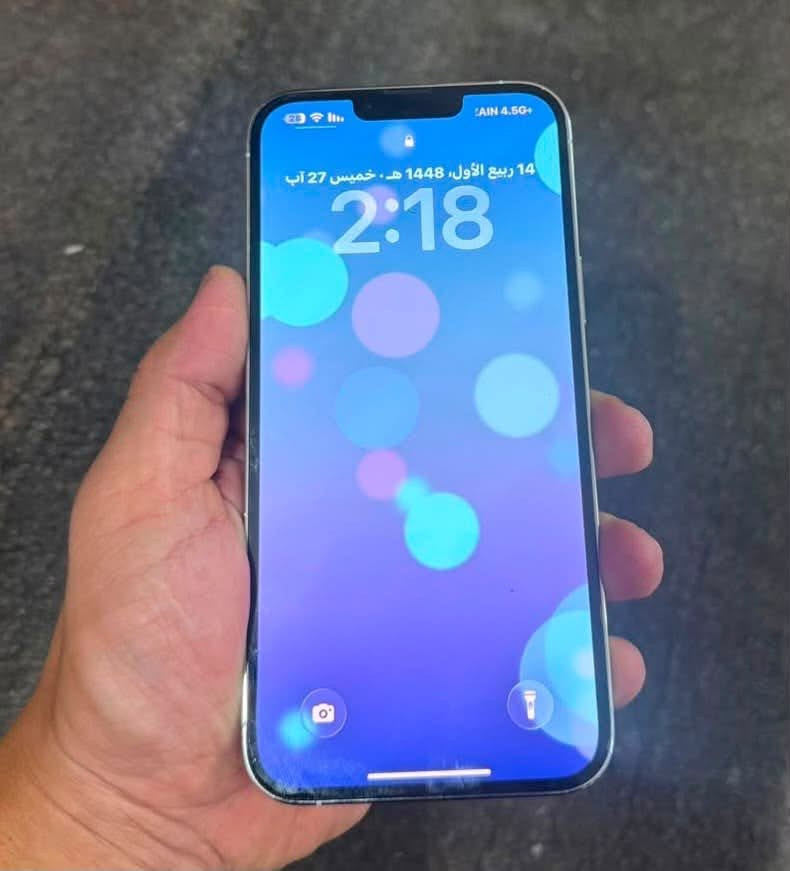 السلام عليكم 🫡
للبيع iPhone 13 pro max 
ذاكرا 256 بطاريه 68% حقيقي ممبدله
نموذج M شرق اوسط نضافه 90%
الجهاز حاله وكاله مابي شي كله شغال فيس ايدي صوت اتصال انترنيت مابيه اي خلل السعر قفل 700 الف مكاني بغداد حي العامل رقمي ***********

