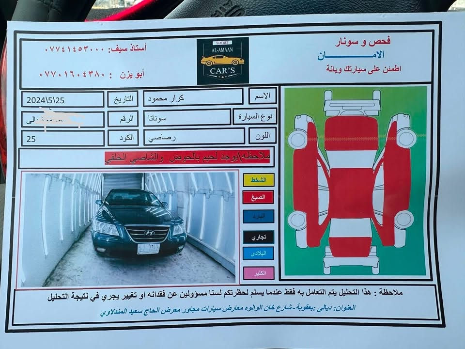 موديل ٢٠٠٩ وارد 
صبغ عام 
السعر ٨٨ وبيها مجال بسيط ضرر جاملغ وقبق الجنطة الخلفي وشوية بكتف الحوض وسونار مرفق وية الصور 
***********
