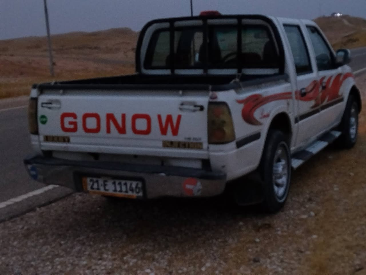 سلام وعليكم للبيع سياره گوناو {GONOW} موديل (2009)  رقم انگليزي جديد سليمانيه  سنويه لغاية (2028)جديد     گير محرك بدون اي عيب يشتغل مثل ساعه وسعر (((65))) وبي مجال  رقم موبايل(***********)المكان (خانقين)
