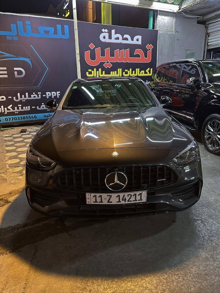 مارسيدس c43 فول AMG موديل 2024
محرك سعة 2.0 لتر (4 سلندر) مزود بشاحن توربيني مع نظام هجين خفيف 48 فولت (Mild Hybrid) بقوة 402 إلى 408 حصان وتسارع من 0 إلى 100 كم/ساعة 4.6 ثانية
المسافة المقطوعة : 9 الف قابل للزيادة
اللون الخارجي dark grey
اللون الداخلي أسود وحزام احمر
السيارة وارد أمريكا حادثها جاملغ خلفي جهة السايق
اعلى مواصفات بالC
فول AMG أصل ومختمة بكل مكان
(اكزوز) Performance Exhaust نظام العادم الرياضي
كاميرات 360 درجة
ستيرن G
Ambient Light إضاءة داخلية 64 لون
عداد رقمي
فتحة سقف بانورامية
الإضاءة الأمامية نظام بروجيكتور (Digital Light)
نظام الصوت (Burmester 3D)
تسخين كراسي
بروجكتر
نظام الواقع المعزز
مرايا جانبية تنحني أوتوماتيك
نظام النقطة العمياء
5 وضعيات قيادة
ECO, Comfort, SPORT, indivisual
تحكم كامل من المقود
نظام تنبيه قبل التصادم
مساعد ركن السيارة (Active Parking Assist)
دخول ذكي بدون مفتاح
بلوتوث للمكالمات والصوتيات (أبل كار بلاي بدون كابل)
نظام Eco لتقليل استهلاك الوقود
شاحن لاسلكي
وبعد بيها هواي مواصفات
السيارة بعدها على وضع الشركة رقمها بغداد ومكانها بغداد بأسمي
السعر 50,000$ (5 شدات) وبيها مجال
رقمي ***********
