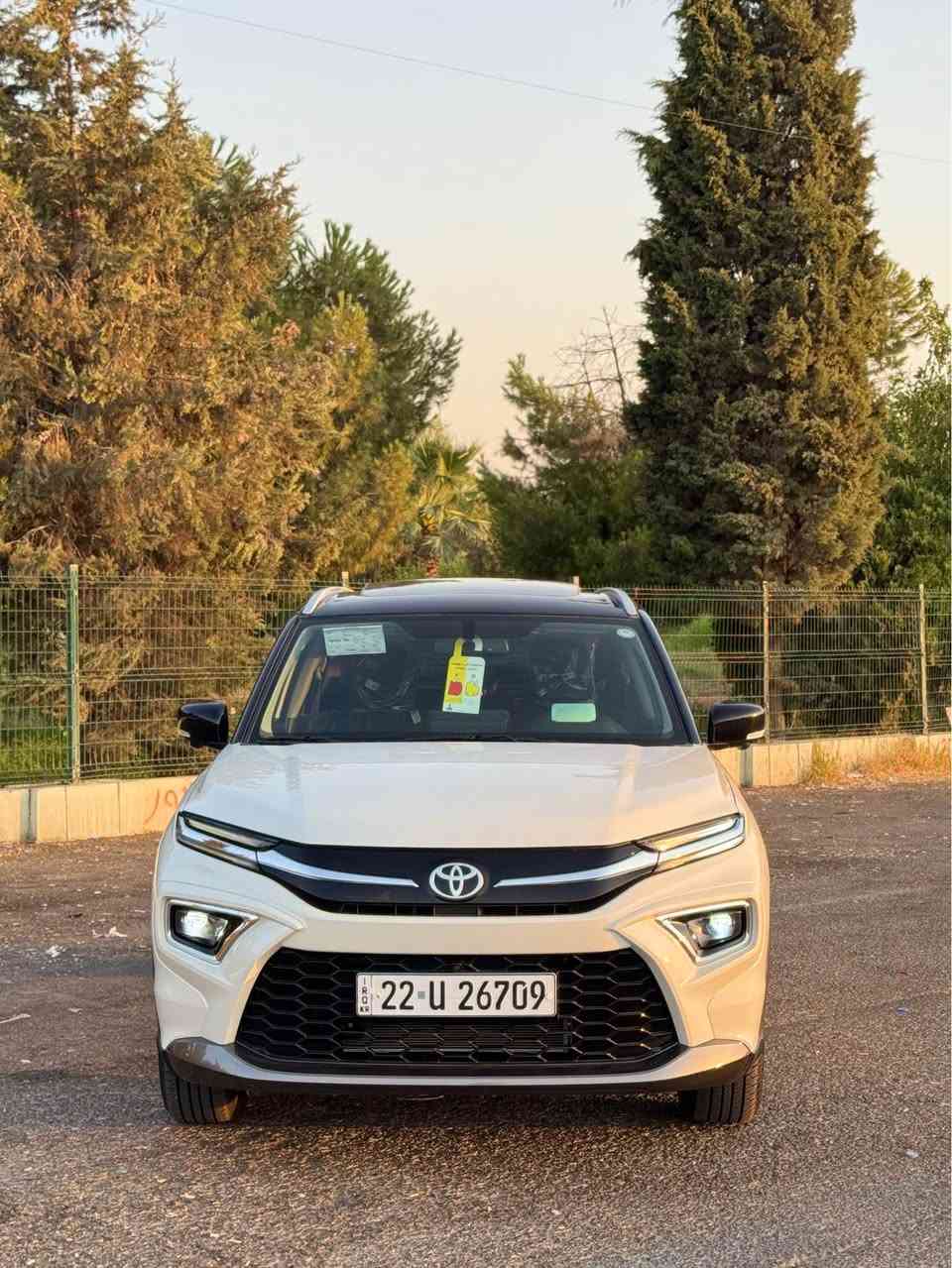 ✨بسم الله الرحمن الرحيم✨   

URBAN CRUISER         2026       تۆیۆتا ئوربان مۆدیل 

سفری شەریکەی ساز  SAS 
تەنها ١ هەزار کم رويشتوة
 مواسفات -بةسمة -بريك بةسمة-پينج كاميرة -داتاشؤ-حةساس-پانوراما سةقف رةش -وايرليس-تعديل سورعة
سةيارةكة بي سبوخ بي تعديلة 
بةناوي خومة تعويل بةشةرت
شوێن: هةولير
ژم:*********** أربيل, العراق
