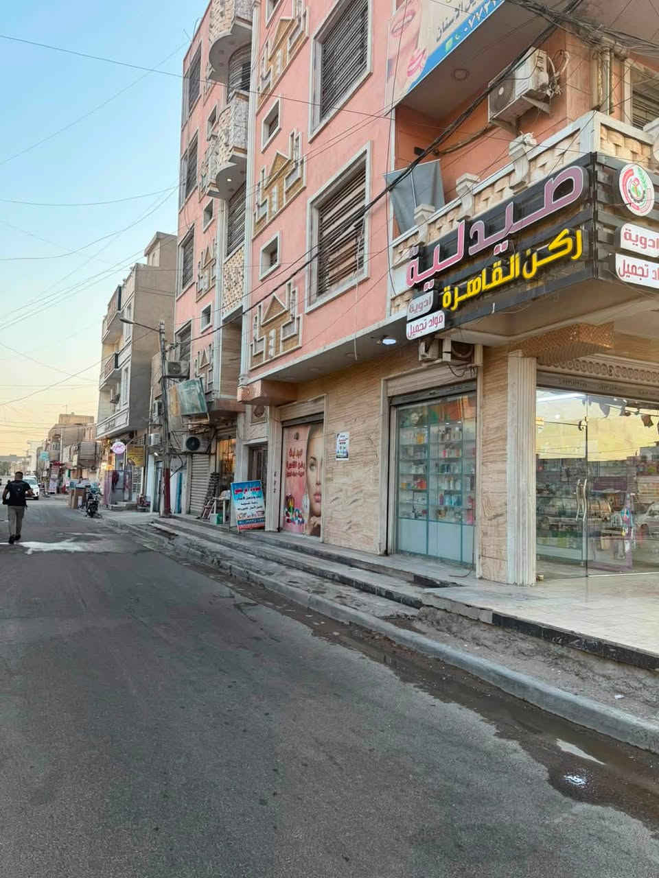 السلام عليكم محل لليجار عنوانه حي القاهره مدخل سوك علي النعمه  ***********
