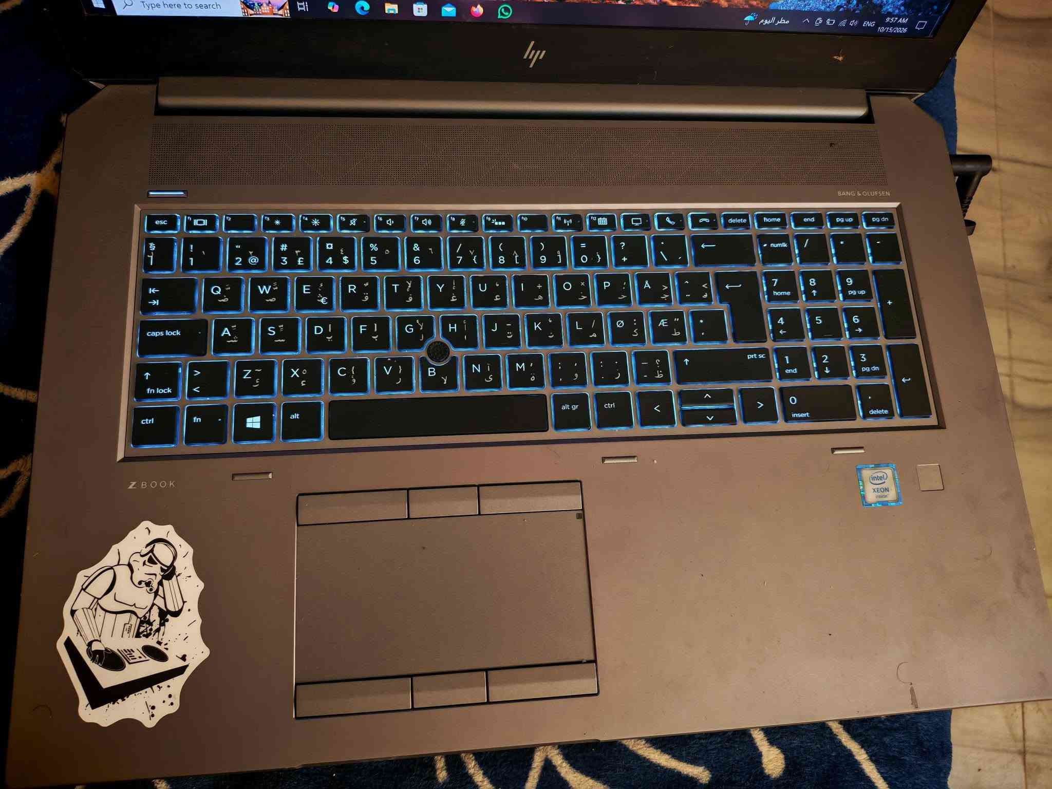 لابتوب HP • إنتل Xeon E-2176M • كوادرو P5200
