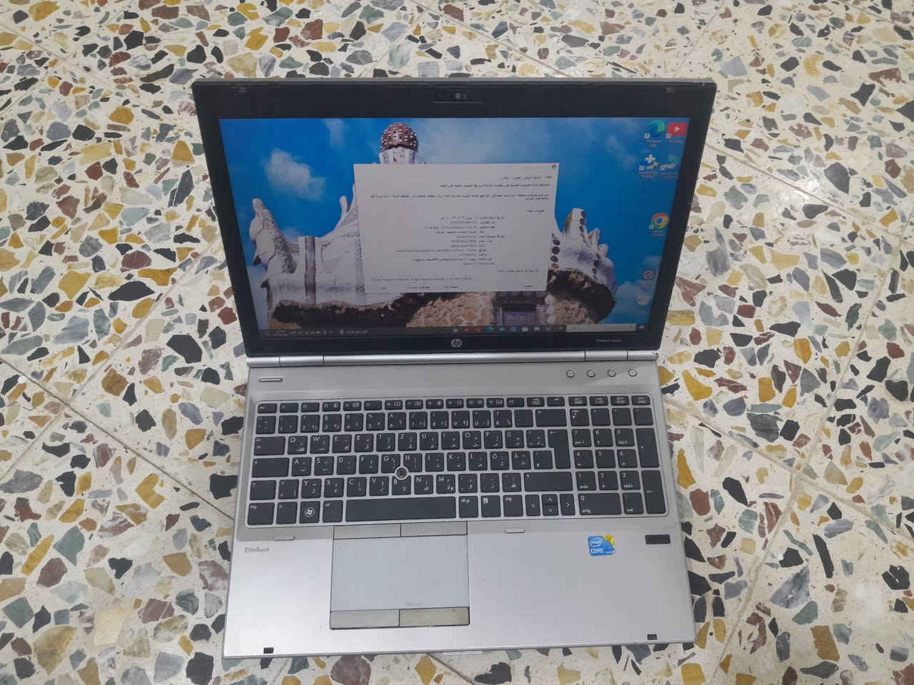 لابتوب للبيع hp
اسمه elitebook8560p

شاشه14 انج

الكارت HHD500كيكا 

وباقي مواصفاته مذكوره بالصور 

ملاحظه⛔

الصوت مالته خربان. سماعات

☘️السعر 100☘️

الرقم ***********

نص مكتوب في الصور:
- معلومات النظام ملف تحرير عرض تعليمات ملخص النظام موارد الأجهزة المكونات بيئة البرنامج القيمة العنصر Microsoft Windows 10 Pro اسم نظام التشغيل ١٠,٠,١٩٠٤٥ البنية ١٩٠٤٥ الإصدار غير متوفر وصف آخر لنظام التشغيل Microsoft Corporation الشركة المصنعة لنظام التشغيل DESKTOP-88RU873 اسم النظام Hewlett-Packard الشركة الصانعة للنظام HP EliteBook 8560p طراز النظام x64-based PC نوع النظام LG732EA#ABD SKU للنظام Intel(R) Core(TM) i5-2540M CPU @ 2.60GHz، 2601 ميغاهرتز، ٢ الأساس الأساسية... المعالج Hewlett-Packard 68SCF Ver. F.67, 13/02/2018 إصدار/تاريخ BIOS ٢,٦ نسخة إدارة النظام من BIOS 101,78 إصدار وحدة التحكم المضمنة قديم وضع BIOS Hewlett-Packard الشركة المصنعة للوحة الأساسية ٦١٨ منتج اللوحة الأساسية KBC Version 97.4E إصدار اللوحة الأساسية جوال دور النظام الأساسي غير معتمد حالة التمهيد الآمن الربط غير ممكن تكون PCR7 C:\WINDOWS دليل Windows C:\WINDOWS\system32 دليل النظام Device\HarddiskVolume1 جهاز التشغيل المملكة العربية السعودية الإعدادات المحلية الإصدار = 6.0.6001 الطبقة المجردة للأجهزة DESKTOP-88RU873 اسم المستخدم السعودية - التوقيت الرسمي منطقة زمنية ٤,٠٠ غيغابايت الذاكرة الفعلية المثبتة (RAM) ٣,٩١ غيغابايت إجمالي الذاكرة الفعلية
- معلومات النظام عرض تعليمات نظام الأجهزة نات البرامج العنصر القيمة إصدار وحدة التحكم المصمنثة ١٠١,٧٨ وضع BIOS قديم الشركة المصنعة للوحة الأساسية Hewlett-Packard منتج اللوحة الأساسية ١٦١٨ إصدار اللوحة الأساسية KBC Version 97.4E دور النظام الأساسي جوال حالة التمهيد الآمن غير معتمد تكوين PCR7 الربط غير ممكن دليل Windows C:\WINDOWS دليل النظام C:\WINDOWS\system32 جهاز التشغيل Device\HarddiskVolume1\ الإعدادات المحلية المملكة العربية السعودية الطبقة المجردة للأجهزة ١٠,٠,١٩٠٤١,١٤٥٦ = الإصدار اسم المستخدم DESKTOP-88RU873 | میثم سعد منطقة زمنية السعودية - التوقيت الرسمي الذاكرة الفعلية المثبتة (RAM) ٤,٠٠ غيغابايت إجمالي الذاكرة الفعلية ٣,٩١ غيغابايت الذاكرة الفعلية المتوفرة ١,٥٧ غيغابايت إجمالي الذاكرة الظاهرية ٧,٧٩ غيغابايت الذاكرة الظاهرية المتوفرة ٥,٥١ غيغابايت مساحة ملف ترحيل الصفحات ٣,٨٨ غيغابايت ملف الصفحات C:\pagefile.sys حماية DMA kernel مغلق الأمان المستند إلى الظاهرية لم يتم التمكين فيما يلي أسباب فشل تشفير الجهاز تلقائيا : TPM غير قابلة للاستخدام, ربط PCR7 غير م... دعم تشفير الأجهزة Hyper-V - VM ملحقات وضع المر... نعم Hyper-V - ملحقات ترجمة عنوان أ... نعم Hyper - V - تم تمكين الظاهرية ف... لا Hyper-V - حماية تنفيذ البيانات نعم البحث عن: البحث ضمن الفئة المحددة فقط البحث ضمن أسماء الفئات فقط | إلغاء البحث بحث إغلاق البحث ١١:٥٦ ص ENG (4) ٣٠٢٧-٠٧-١٤ أ أيام حارة قادمة 8. EliteBook 8560p