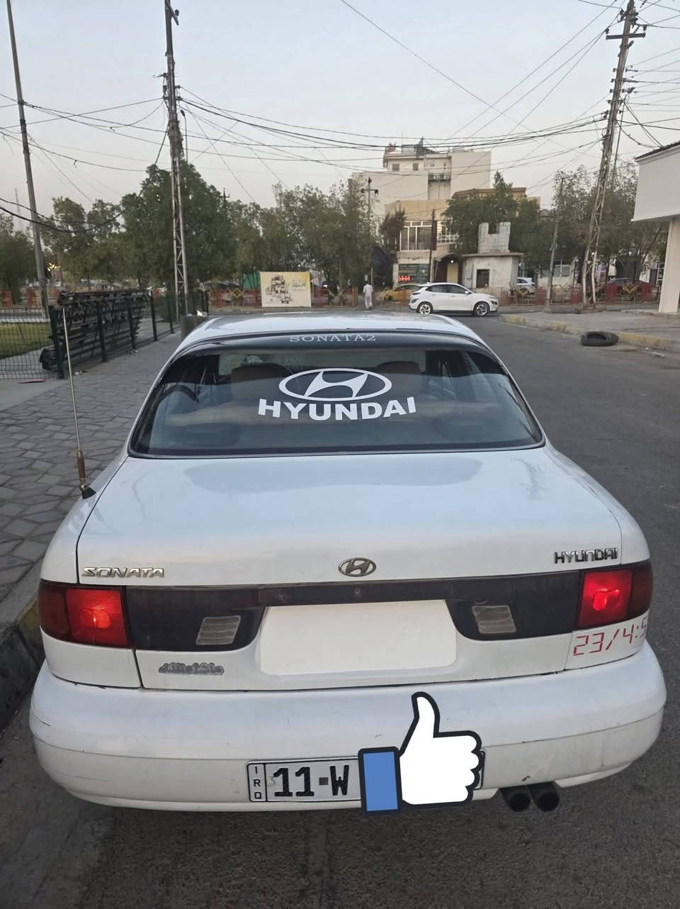 للبيع سوناتا تو موديل 1994 لون ابيض
كير اوتو مكينه وكير خير من الله كهربائيات كله شغاله تبريد ثلج صدر امامي خلفي جديد
رقم بغداد الدولي بأسمي السيارة شرط التحويل 
مكان السيارة ديالى شفتة ( للعلم السنوية نافذة )
السعر ٤٥ وبي مجال بسيط
التواصل على الرقم ***********
