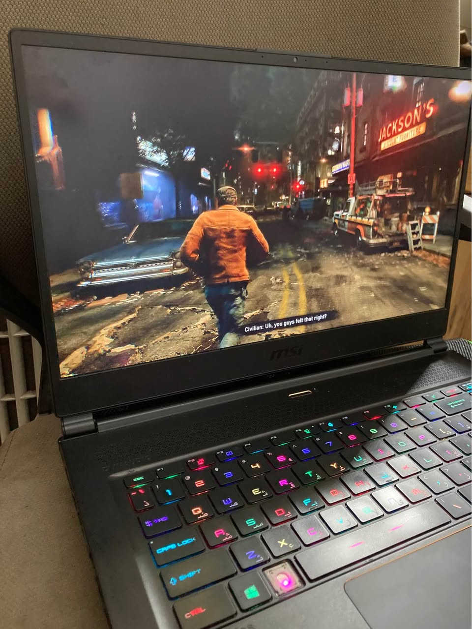 MSI GS65 • RTX 2080 • ٢٤٠ هرتز