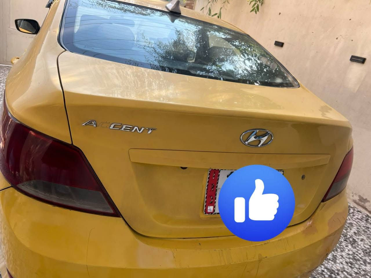 للبيع أكسنت 2015 امريكي رقم بغداد
حادث موضح ميدل جدر مال سبير
محرك 1600 
مصفره هىئه وغرامات
تبريد شغال 
سونار موجود بالمنشور 
مكاني بغداد المشتل السعر 67 وبيها مجال ***********

نص مكتوب في الصور:
- أفحص شاصيها.. قبل لا تشتريها!