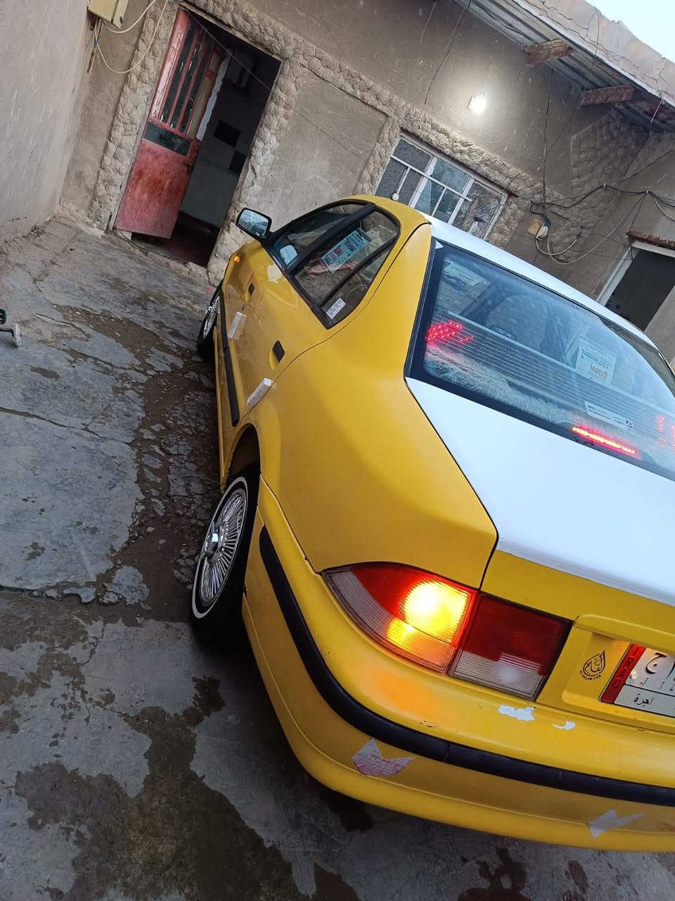 سلام عليكم سمند موديل ٢٠٠٩ مكينه كير تبريد تخم تاير ١٥ جديد رقم نكليزي بسمي تحويل مباشر مكاني بغداد شعب حي لبساتين سعر ٣٢ وبيهه مجال قليل هاتف ***********
