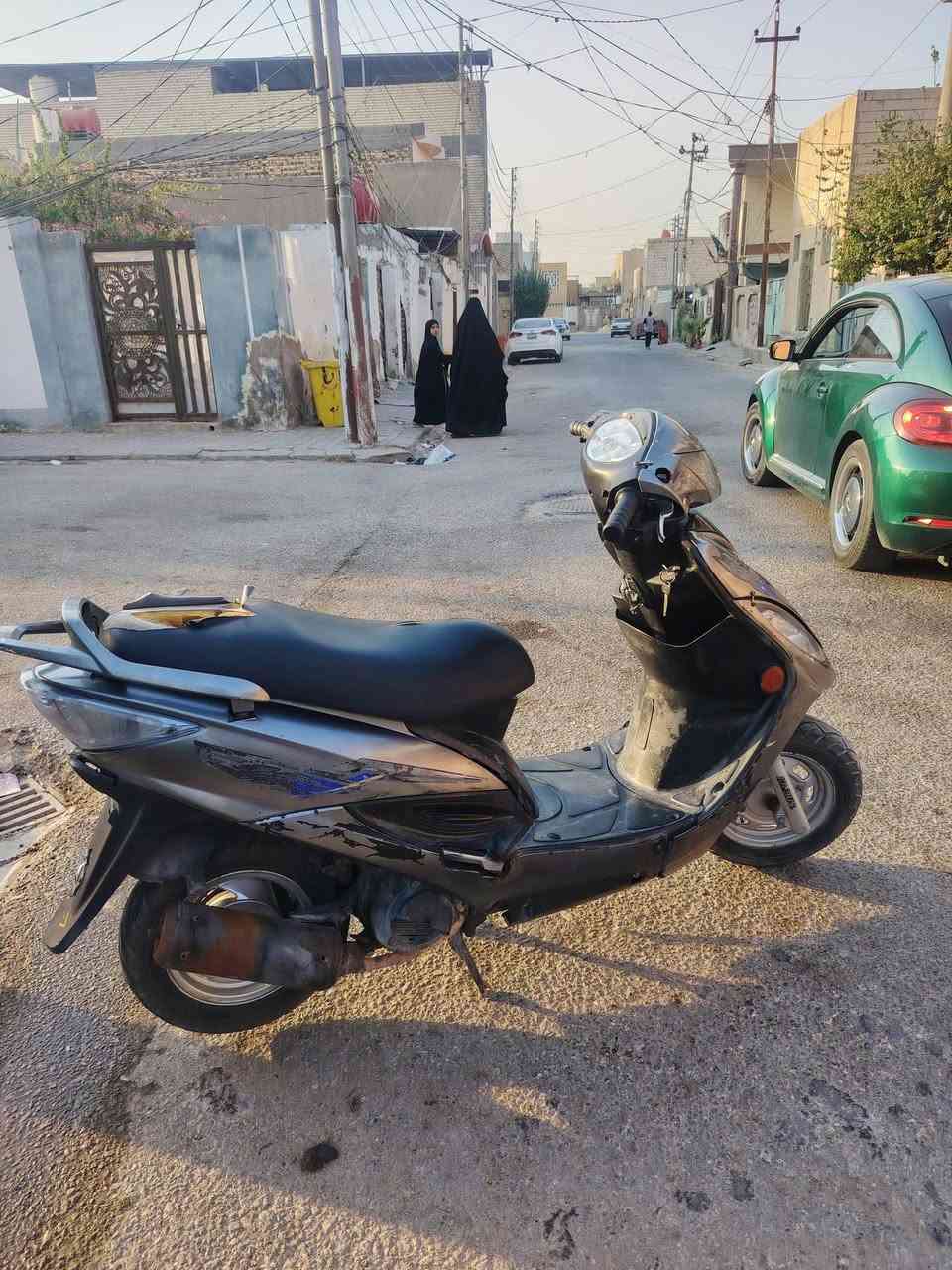 مكلف بالنشر
دراجه شوف العين نضيفه وحلوه
كهربائياتها كلها شغاله
كلجات جديده وقايش جديد
وبريك جديد الدراجه مال جناي
 قافله سرعه الدراجه يرادله فقط كام شفت تبديل
مكاني نجف
سعرها 350وبيها مجال بسيط للشراي
رقم صاحب الدراجه ***********
