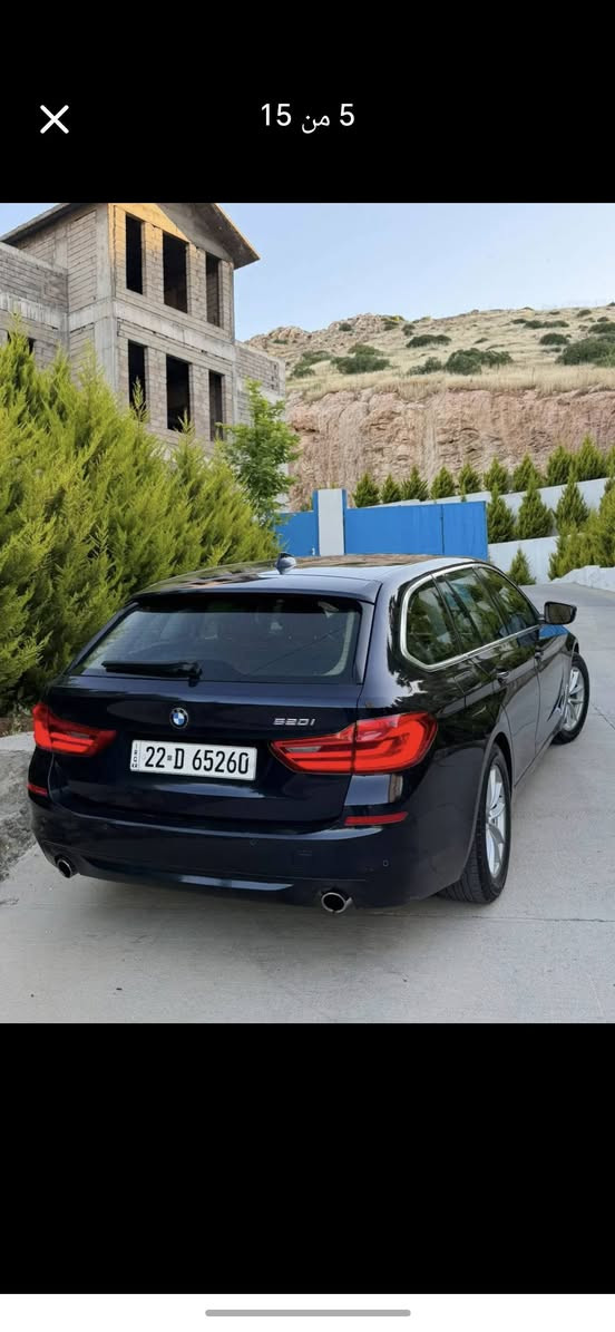 بي ام 520i ستيشن موديل ٢٠١٨ و محدث ٢٠٢٣ 
تكسي دبي بيها رش بالبوب الامامية و البنيد بسبب الستيكر مال الامارات رقم اربيل باسمي و التحويل مباشر السعر ١٣٣ و بيها مجال بسيط جدا المهتم يتصل حتى انطي السونار
*********** متوفر واتس اب المحمودية, بابل
