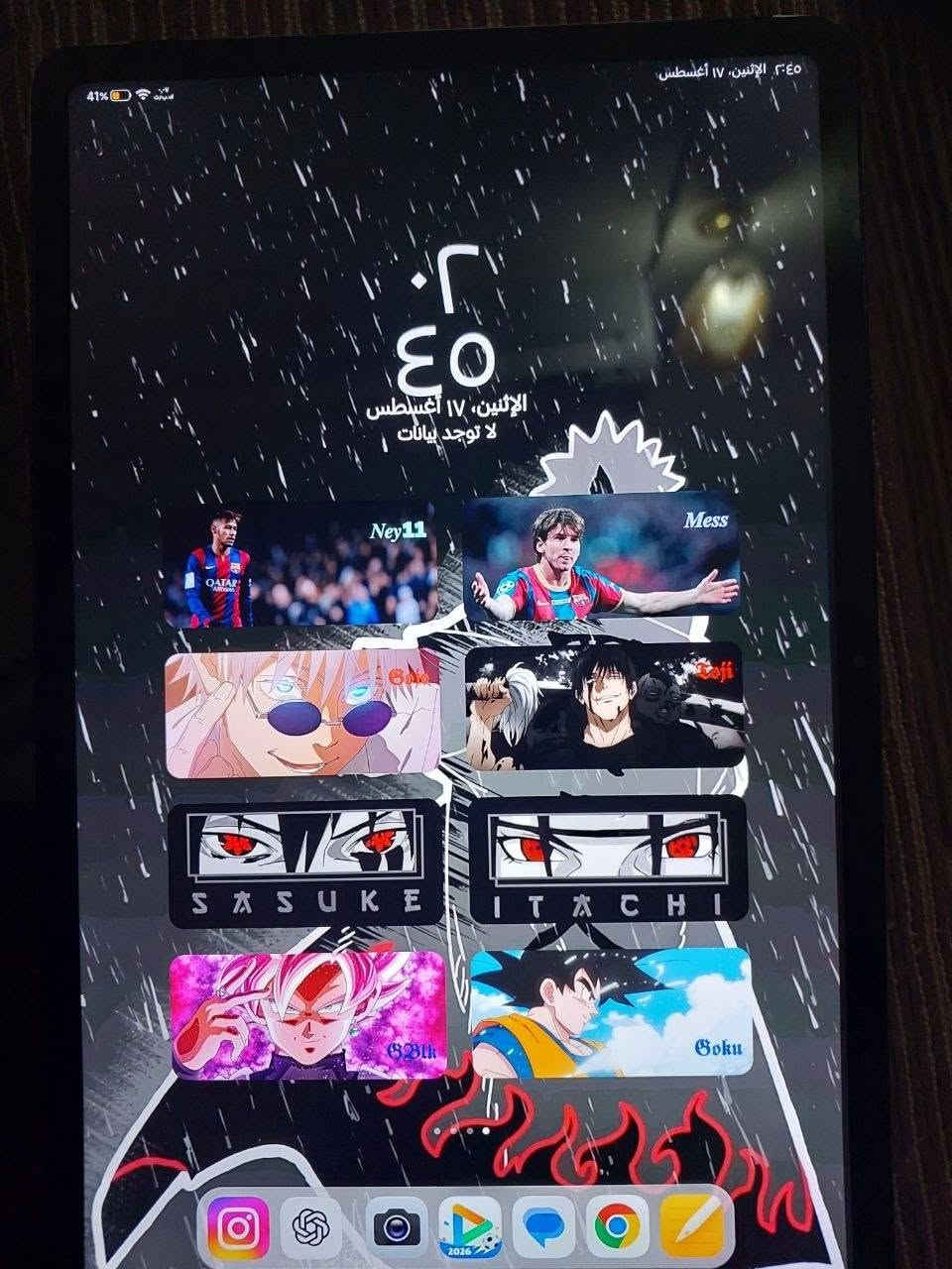 سلام عليكم ايباد Redmi Pad Pro نضيف بس الشاضي بي ضربه صغيره ما تأثر اوياه كارتونه او شاحنه مالته ما مفتوح سعر300 او بي مجال 
#***********
