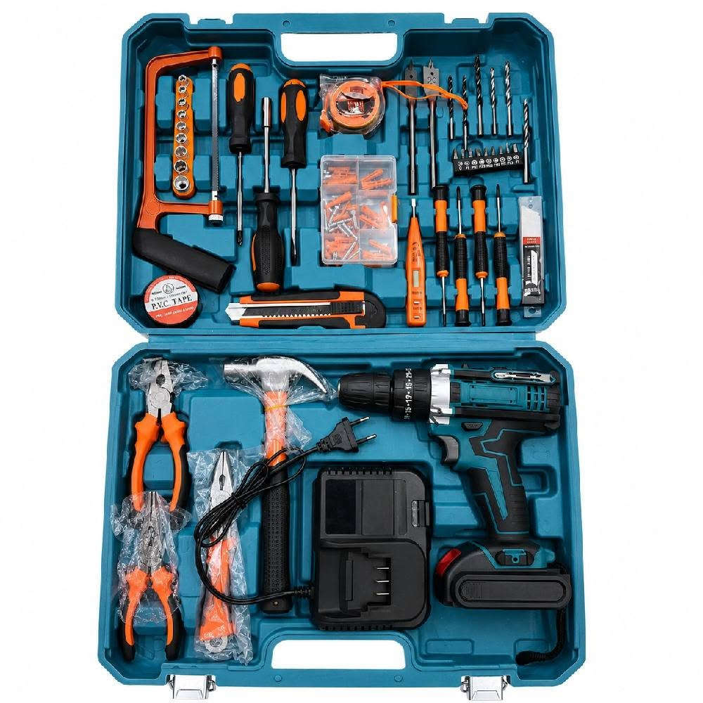 حقيبة عدد يدوية متكاملة
🔧 طقم أدوات متكامل 25 قطعة 🔧

محتويات الطقم بالترتيب:

1️⃣ دريل لاسلكي متعدد الاستخدامات – سرعات متعددة + تحكم بالعزم.
2️⃣ بطارية قابلة للشحن للدريل.
3️⃣ شاحن البطارية.
4️⃣ طقم ريش حفر متعددة المقاسات.
5️⃣ طقم رؤوس مفكات (Bit Set).
6️⃣ مفكات يدوية متعددة.
7️⃣ مفك فاحص كهرباء.
8️⃣ طقم مفاتيح بوكس مع المقبض.
9️⃣ مفتاح ألن قابل للتعديل.
🔟 شريط قياس.
1️⃣1️⃣ شريط عازل/تيب.
1️⃣2️⃣ قطّاعة يدوية.
1️⃣3️⃣ كماشة قص أسلاك.
1️⃣4️⃣ كماشة متعددة الاستخدام.
1️⃣5️⃣ مطرقة.
1️⃣6️⃣ مفك/حامل رؤوس للمناطق الضيقة.
1️⃣7️⃣ مجموعة براغي.
1️⃣8️⃣ مجموعة رول بلاك (فيشر) للتثبيت.
1️⃣9️⃣ ريش/ملحقات إضافية للدريل.
2️⃣0️⃣ شفرات احتياطية للقطّاعة.
2️⃣1️⃣ مفكات دقيقة للأعمال الصغيرة.
2️⃣2️⃣ رؤوس براغي متعددة المقاسات.
2️⃣3️⃣ ملحقات تثبيت وتركيب متنوعة.
2️⃣4️⃣ علبة تنظيم وحفظ للملحقات.
2️⃣5️⃣ حقيبة/صندوق حفظ قوي ومرتب لجميع الأدوات.

✨ المميزات:
✔️ طقم شامل للبيت والورشة والصيانة
✔️ دريل لاسلكي عملي وسهل الاستخدام
✔️ مجموعة متنوعة من الريش والرؤوس
✔️ جميع القطع مرتبة داخل حقيبة واحدة
✔️ مناسب للأعمال المنزلية والتركيب والصيانة 🔥

السعر : 50 الف و بي مجال للطيبين

للتواصل : *********** فقط واتساب
