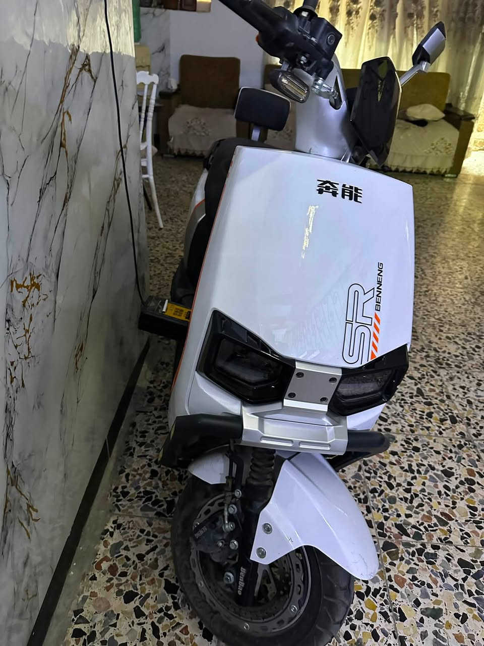 دراجة SR السرعة 80 —ملف2000—38 امبير ماشية 7000 بطاريات جدد نوعية اصلية  تمشيك بالشحنة الوحدة 75 كيلو م  نظام بك R—الدراجة نظيفة كل نقص مابيها ماعدا الكفر الجهة الايسر واللجاملغ الامامي بهم فطر  وياها شحنات ثنين اصليات  السعر 700 الف مكاني بغداد حي الجهاد 

***********
