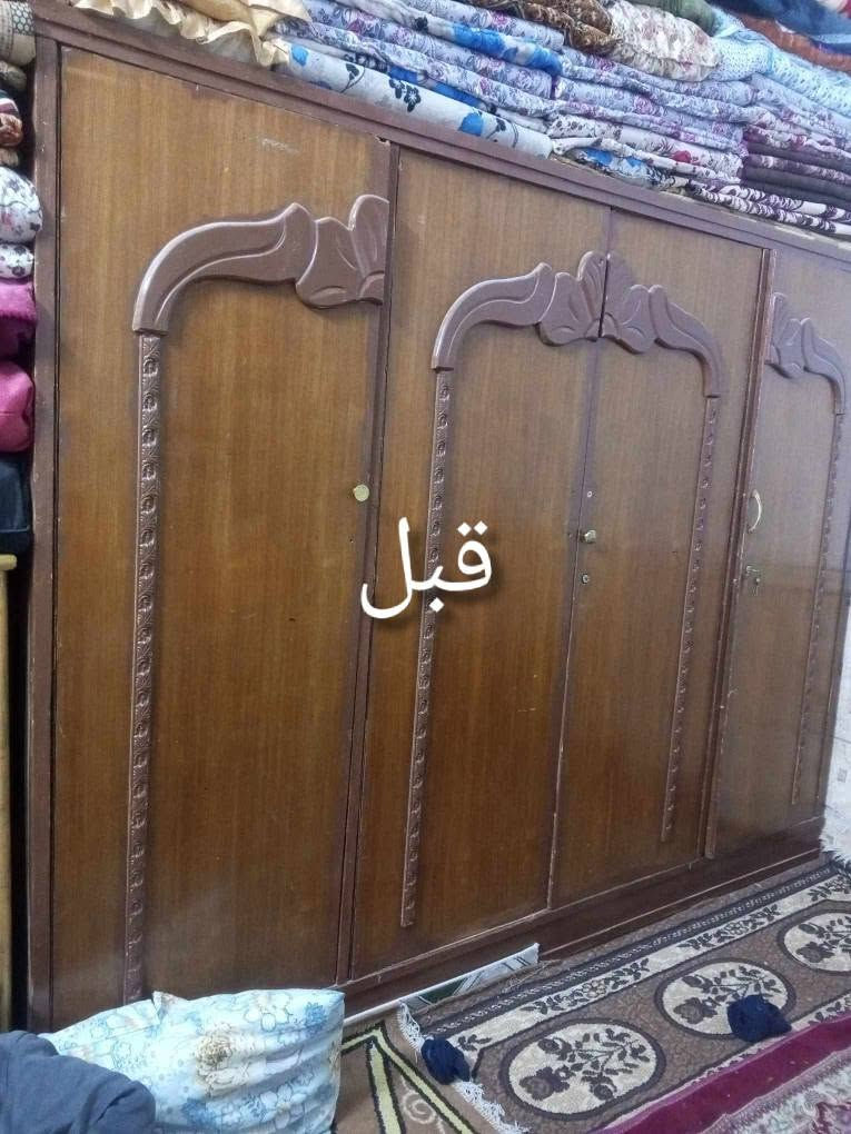 سلام عليكم تجديد كافه مستعمل بيبان غرف نوم كناتير بوفيات  نشتغل بل جديد كناتير بوفيات غرف نوم  يحب شوف يكدر يدخل على حساب منشور كل شغل  جديد مستعمل مكانه نجف حي مكرمه مركز وفاء خلف مركز وفاء شارع كيات قديم مقابيل اسواق اثير تواصل خاص او على رقم *********** النجف, العراق
