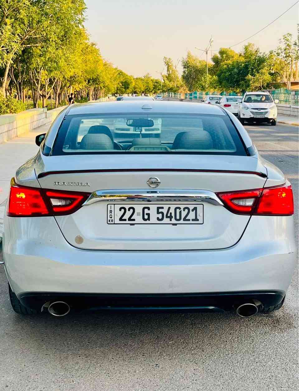 ✈️للبيع ببلاش أنظف نيسان ماكسيما موديل 2016 nissan maxima
✅مواصفات S 
‏‎✅محرك V6 حجم 3500 لتر بقوة 300 حصان
✅‏‎ المواصفات : بصمات عدد ثنين 2 
✅أنظمة قيادة سبورت رياضي و نورمال
‏‎✅كشنات مخمل كريمي المرغوب
‏‎✅كشن كهرباء سائق + سكن
‏‎✅تبريد قطعتين + تبريد مناخي منفصل
✅كاميرة خلفية ‎دوارة + شاشة كبيرة كار بلي +خرائط GPS 
‏‎✅ويل حجم 18
‏‎✅تشغيل عن بعد
‏‎✅كروز سرعة تحكم ستيرن + رادار أمامي 
✅اشارات بالمري تحديد مسار + تحديد سرعة 
‏‎✅اشارات ترحيب منظومة زنون أصلية 
‏‎✅ليدات امامية
‏‎✅ماوس تحكم شاشة
‏‎✅بصمة تشغيل
✅‏‎ وبصمة ابواب وباقي المواصفات معروفة 
 ✅مكينة گير تبريد كهربائيات صدر كلها مكفولة بشرط الفحص
‏‎✅ماشية 109 الف ميل حقيقي  
✅الضرر  : بونيد وجامرلغ الامامي فقط بدون دواخل بدون شاصي + بابين مرشوشات اثر شخط بدون قطرة معجون صور السونار ورقم الشاصي مرفق وية المنشور ايرباك ستيرن فقط ومرجع بلاد سستم
‏‎✅السيارة تريد تحويل تريد وكالة سنوية ورقم جديد لغاية 15 / 2 / 2028 وبأسمي السيارة نظيفة جداً صيانة منتظمة مال جنّاي مبدل هايدروليك گير جديد + دهن مكينة جديد تخم تاير جديد 
مناسبة للمدينة والسفر تجمع بين الاداء الرياضي والفخامة 
✅السعر جداً مناسب 98$ ورقة وبيها مجال بسيط وعندي فيديو كامل للسيارة اللي يحب ادزلهيا واتس اب
للتواصل الاتصال عالرقم *********** كالار, السليمانية
