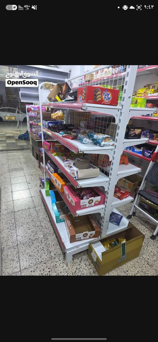 40قطعه رفوف جسرين تركي الثقيل 100×30 نظيفات مستعمل شي جدا قليل
وسطيه نظيفه ب 100 وبيها مجال بسيط
المكان بغداد نفق الشرطه 
***********
