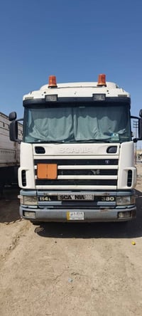 سكانيه مديل 2002 تانكي زيرو حداد فوزي  تخم تاير تخم ويل  مكينه اربعميه...