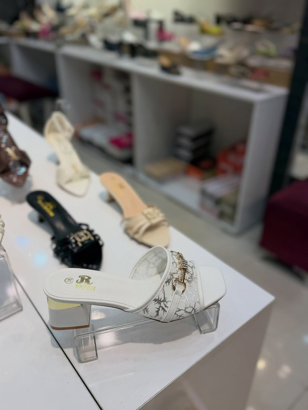 ▫️قياسات  37 38 39 40
▫️الوان سليبر كعب : 4الوان 
————————————————-
🔻للحجز والاستفسار  يرجى المراسلة او اتصال ع واتساب 🔻0770935118 ☎️. 

 ☎️***********🔺
📍العنوان : كركوك - شارع المحافظة - غازي مول - طابق الارضي

