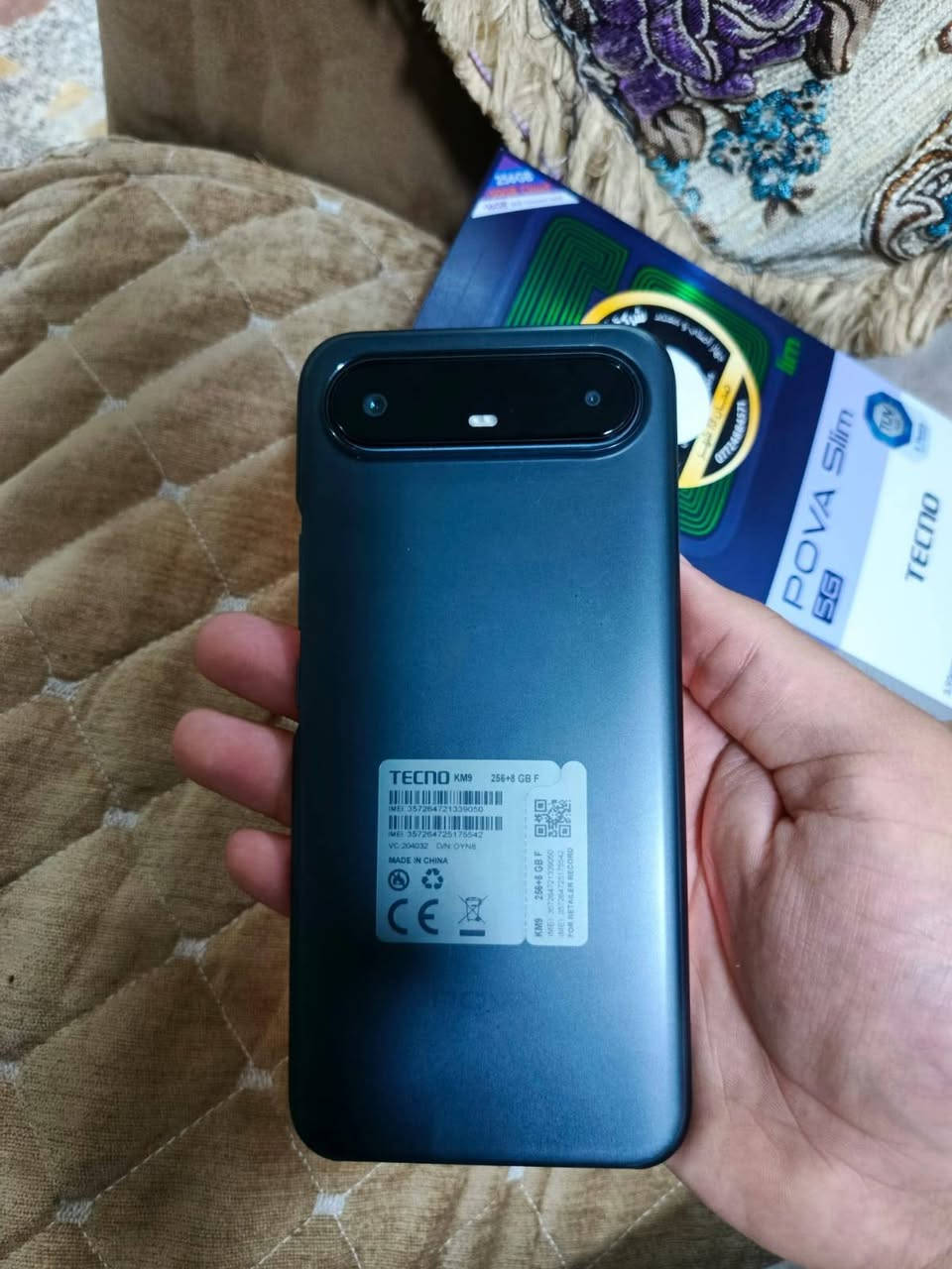 السلام عليكم 
تكنو بوفا سلم 5G ذاكره 256 عشوائيه 16 لون اسود جهاز مكفول جديد مستخدم يوم واحد للبيع او المراوس شعندك نزل مكاني كربلاء لاستفسار واتساب او اتصال ***********
