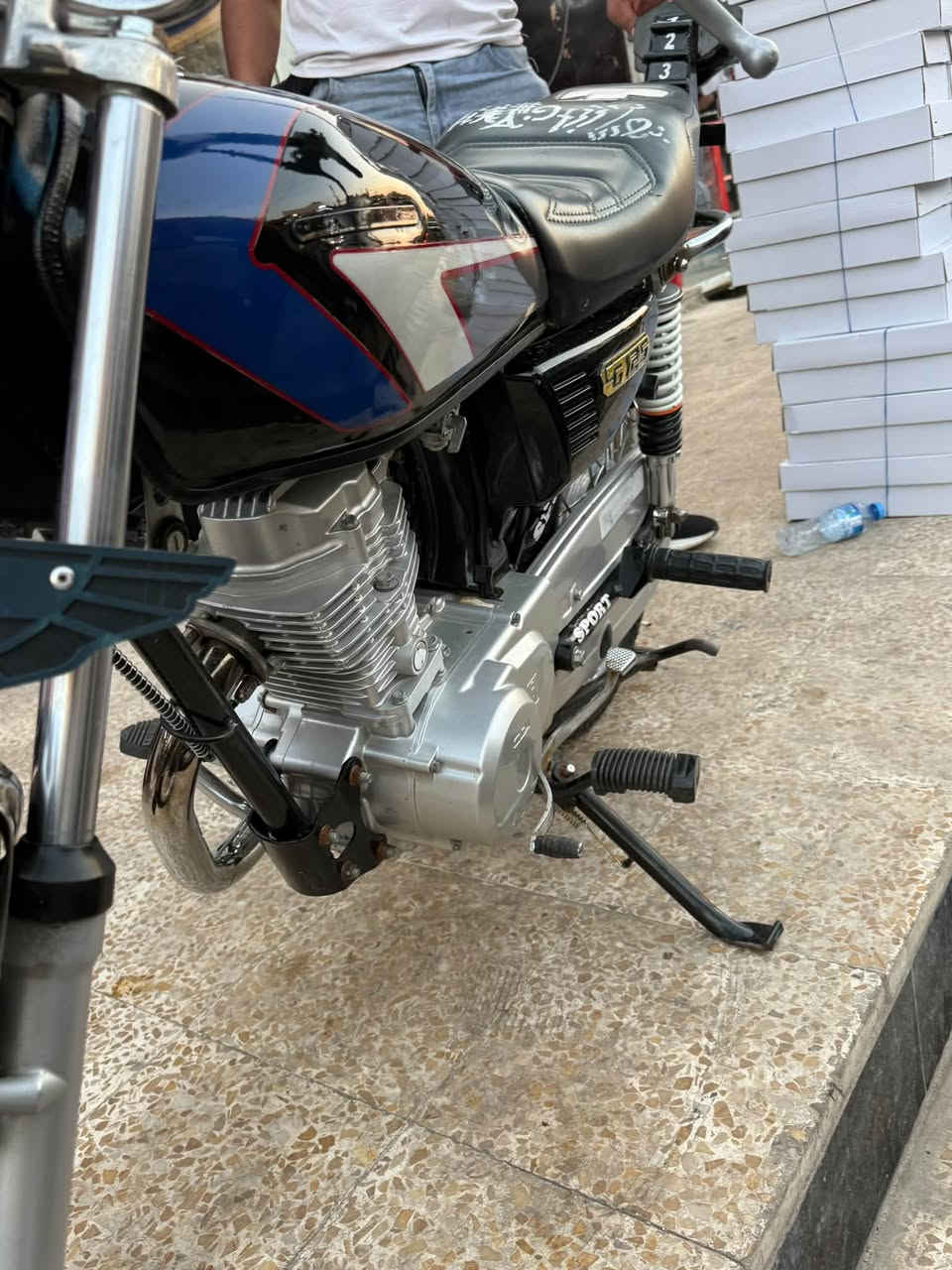 سلام عليكم دراجه نامه مديل23 شاصي23 شرط بعده بل لآيفون محرك شرطسعر 750 وبي مجال *********** خاص مفتوح واتساب مفتوح
