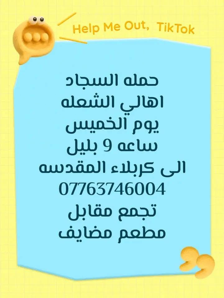 حملة السجاد • كربلاء • النجف