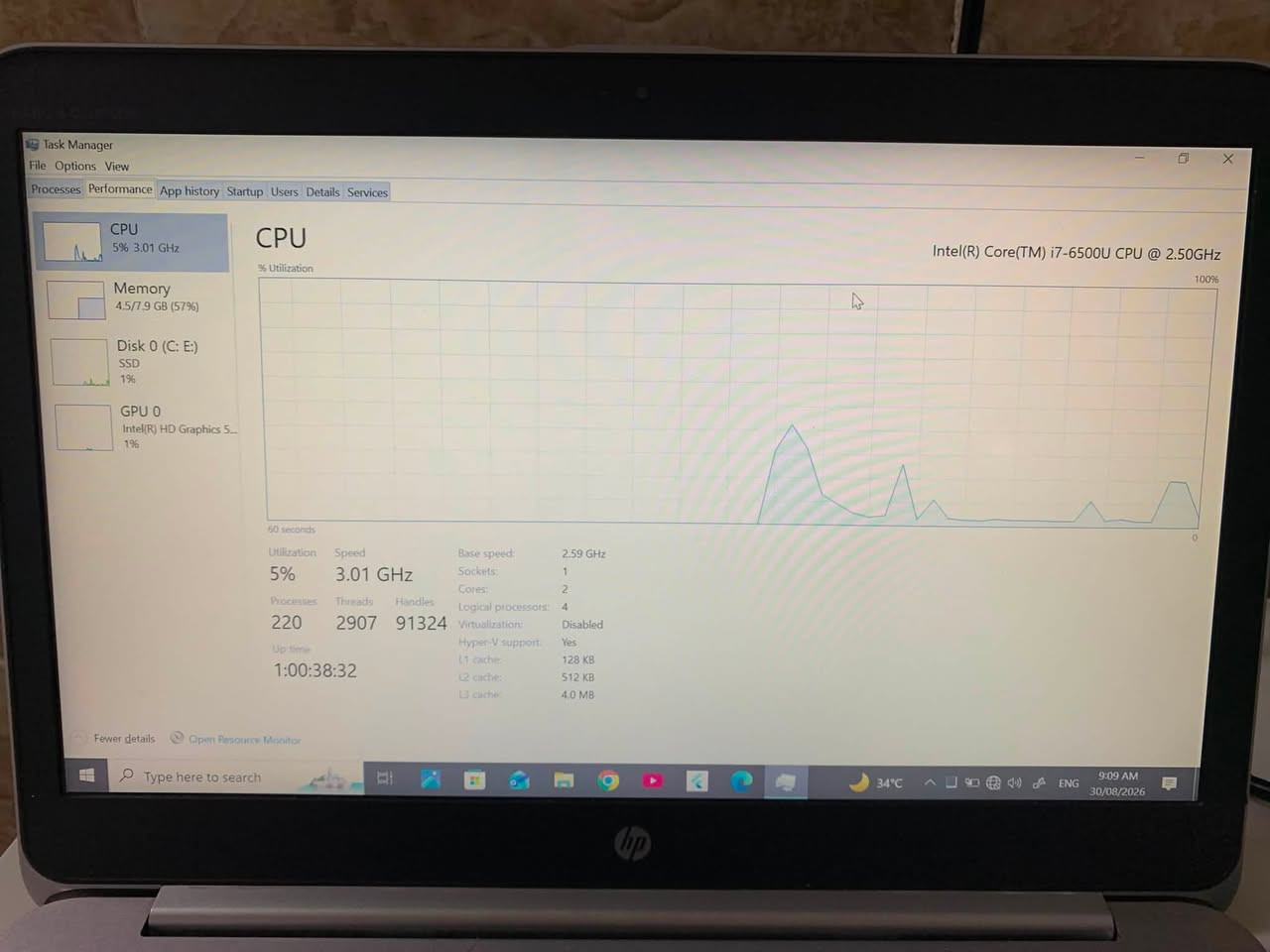 laptop HP elitibook folio 1040 G3
Core i7
Ram 8
512g
سعری ٢٢٠هەزار
لاپتۆپە زۆر پاک و بێ کێشەیە بۆ خوێندن زۆر چاکە بۆ زانیاری زیاتر ژ.م***********
