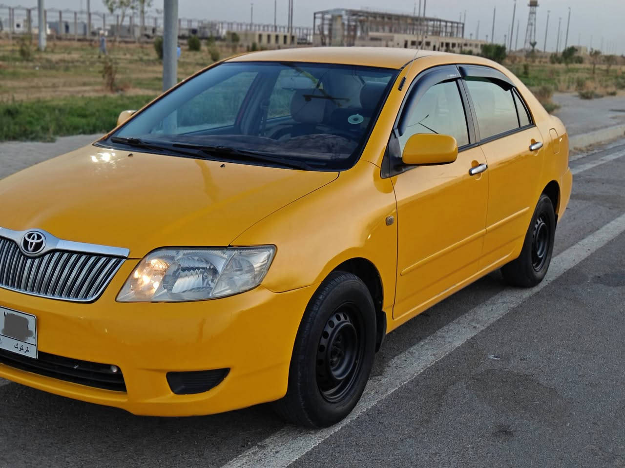 كورلا بيكاتجو 2006 خليجي محرك 16 
بدون ضرر بدون تبديل سيارة بلادية 
 رقم كركوك مشروع وطني شرط التحويل والوكاله دفتر بانزين موجود كير محرك تبريد شرط للبيع
***********
***********
